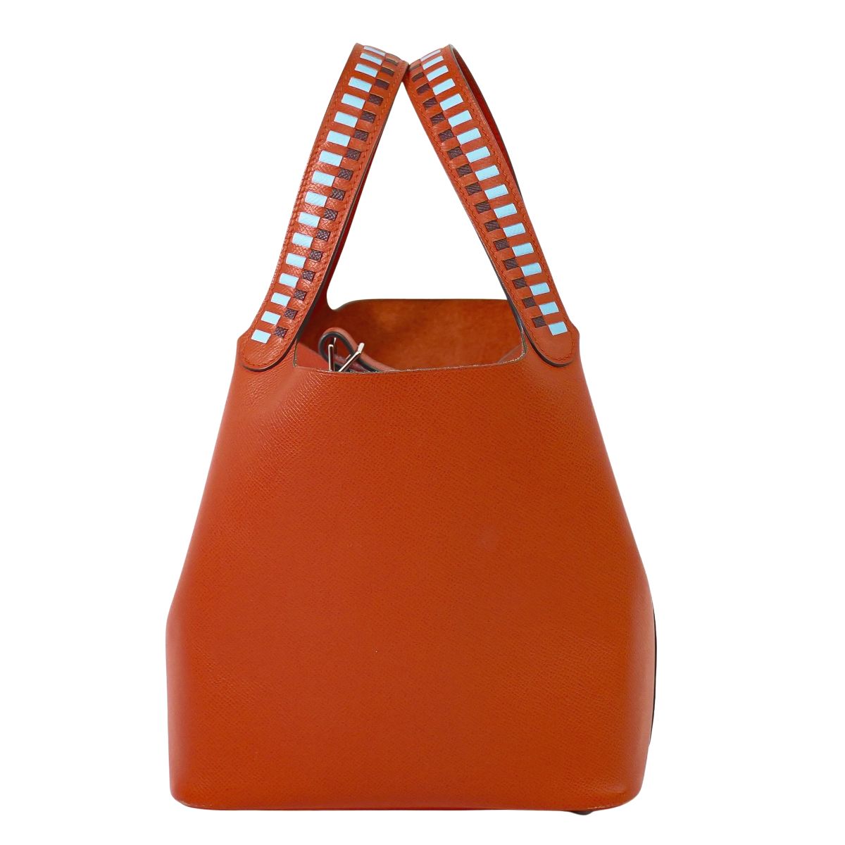HERMES ピコタンロック MM ハンドバッグ D刻 ルージュクー