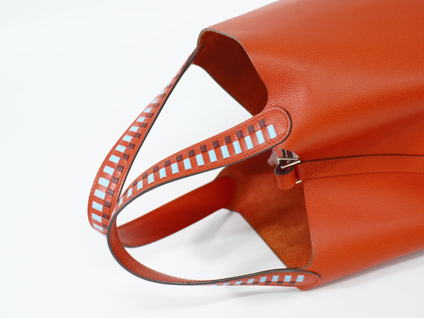 HERMES ピコタンロック MM ハンドバッグ D刻 ルージュクー