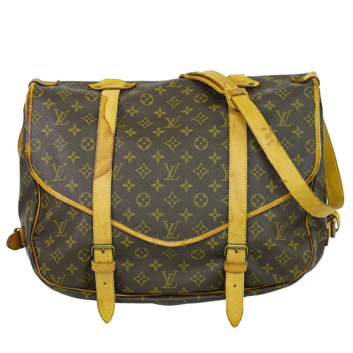 LOUIS VUITTON ソミュール 43 モノグラム ショルダーバッグ M42254