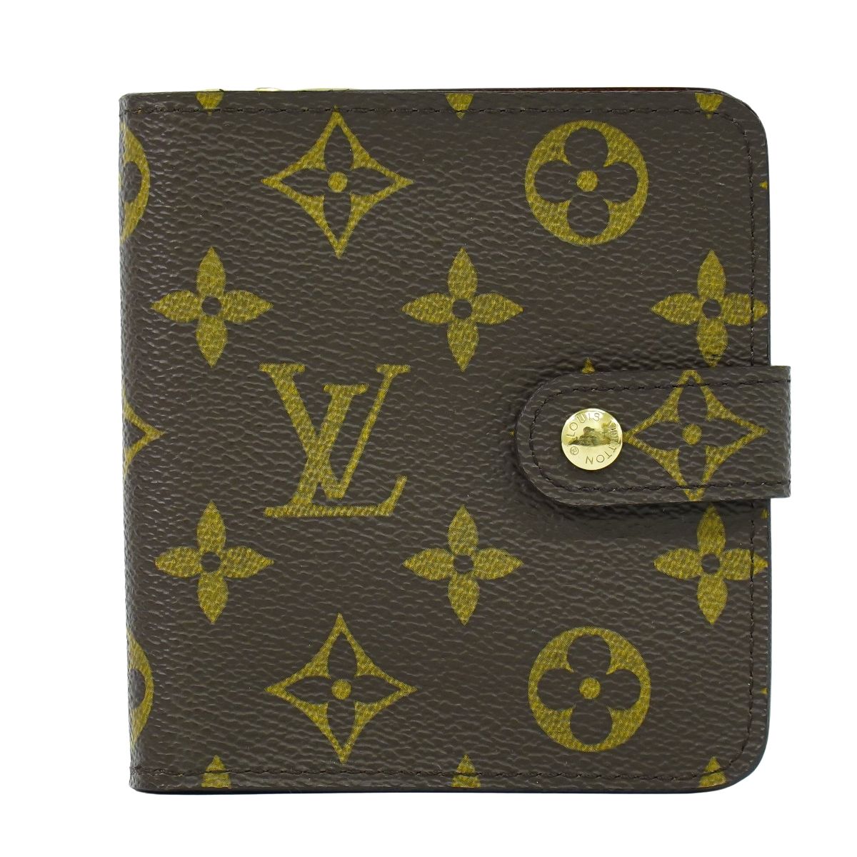 LOUIS VUITTON コンパクトジップ モノグラム 折財布 M61667