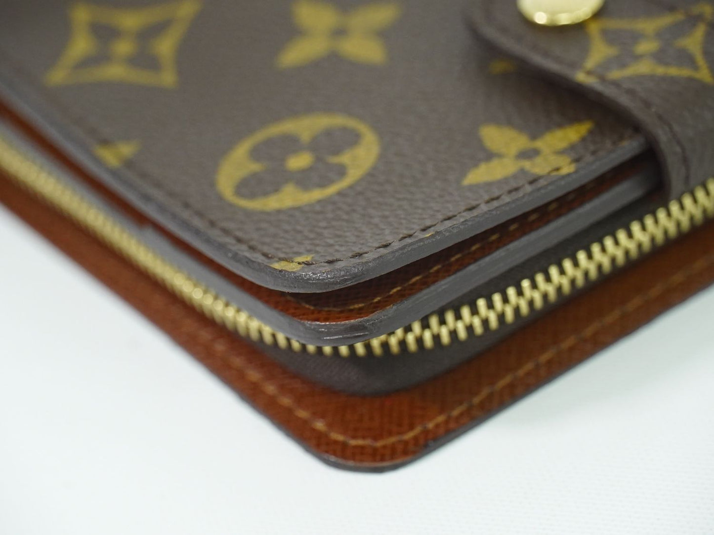 LOUIS VUITTON コンパクトジップ モノグラム 折財布 M61667