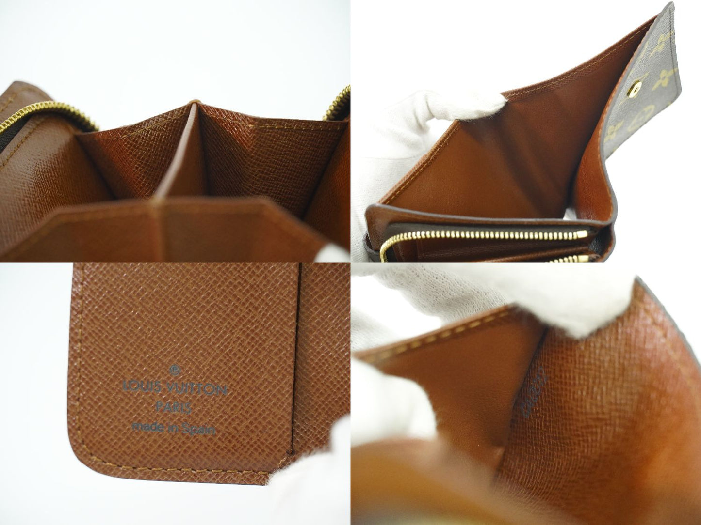 LOUIS VUITTON コンパクトジップ モノグラム 折財布 M61667