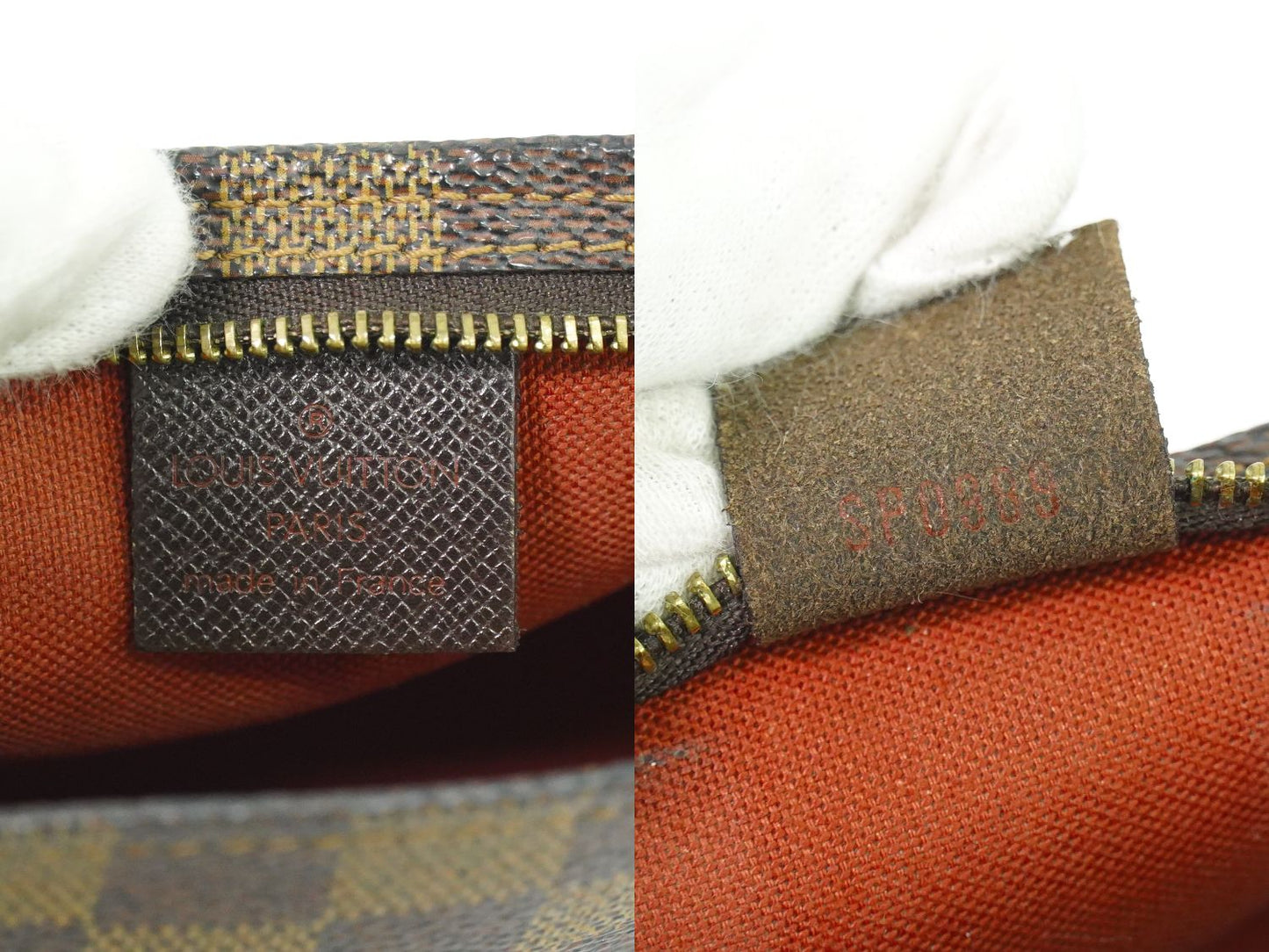 LOUIS VUITTON トゥルースメイクアップ ダミエ エベヌ アクセサリーポーチ N51982