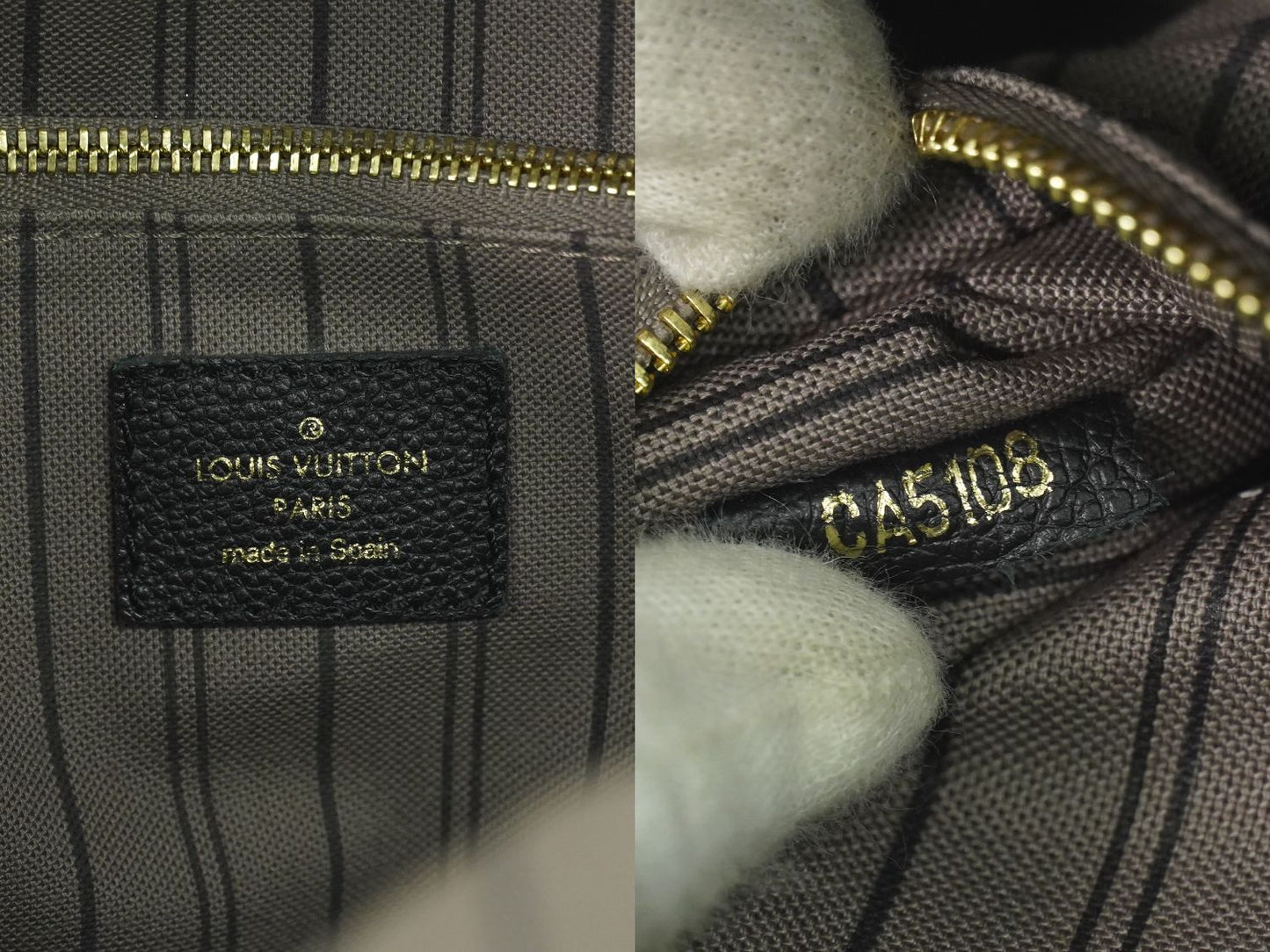 LOUIS VUITTON ソルボンヌ モノグラムアンプラント リュックサック ノワール M44016