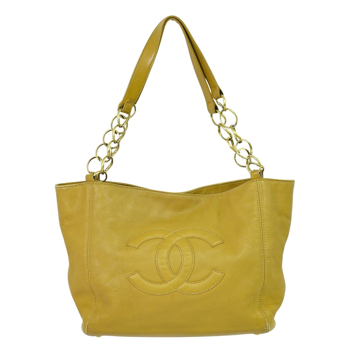 CHANEL ココマーク ショルダーバッグ イエロー