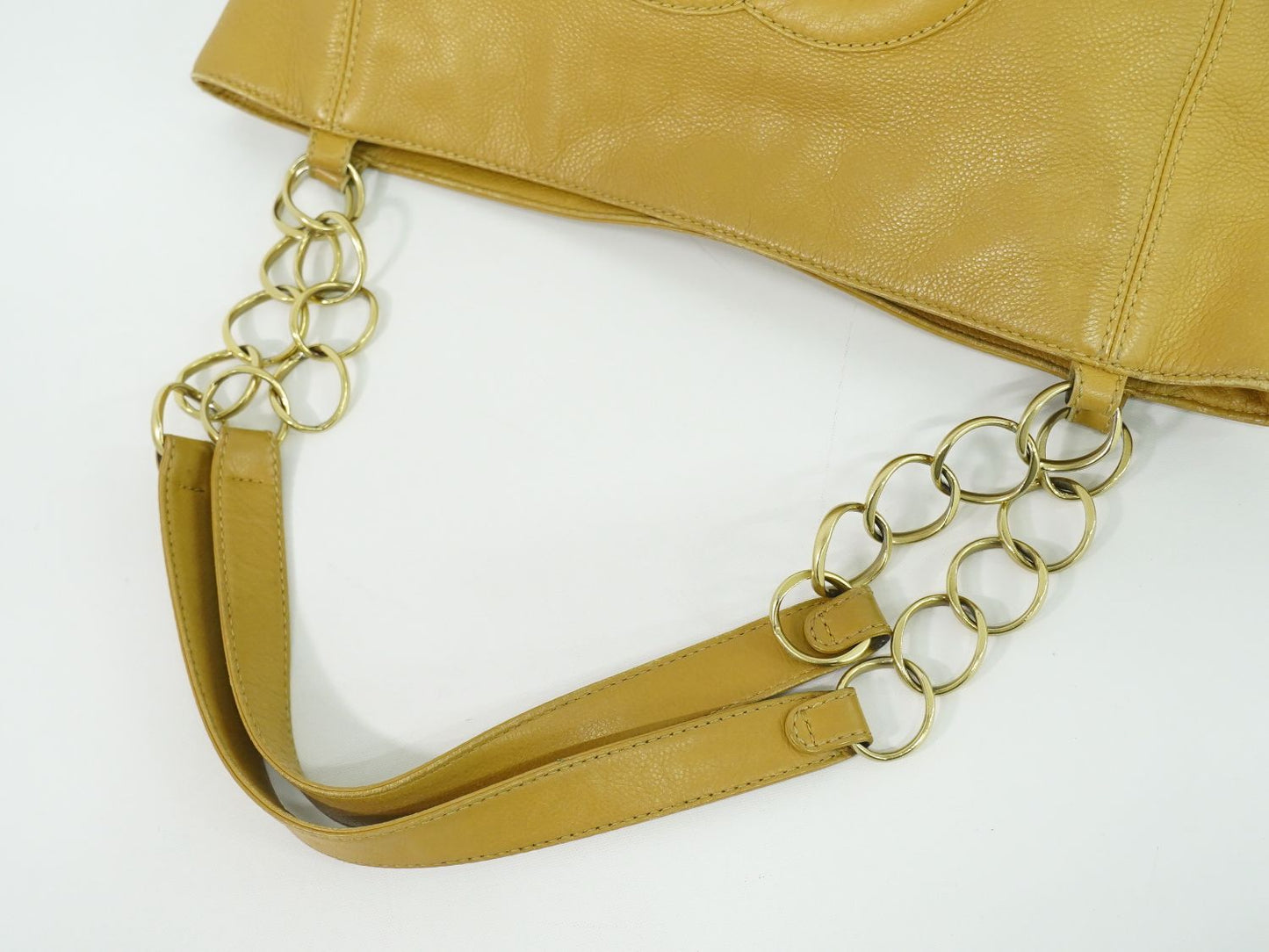CHANEL ココマーク ショルダーバッグ イエロー