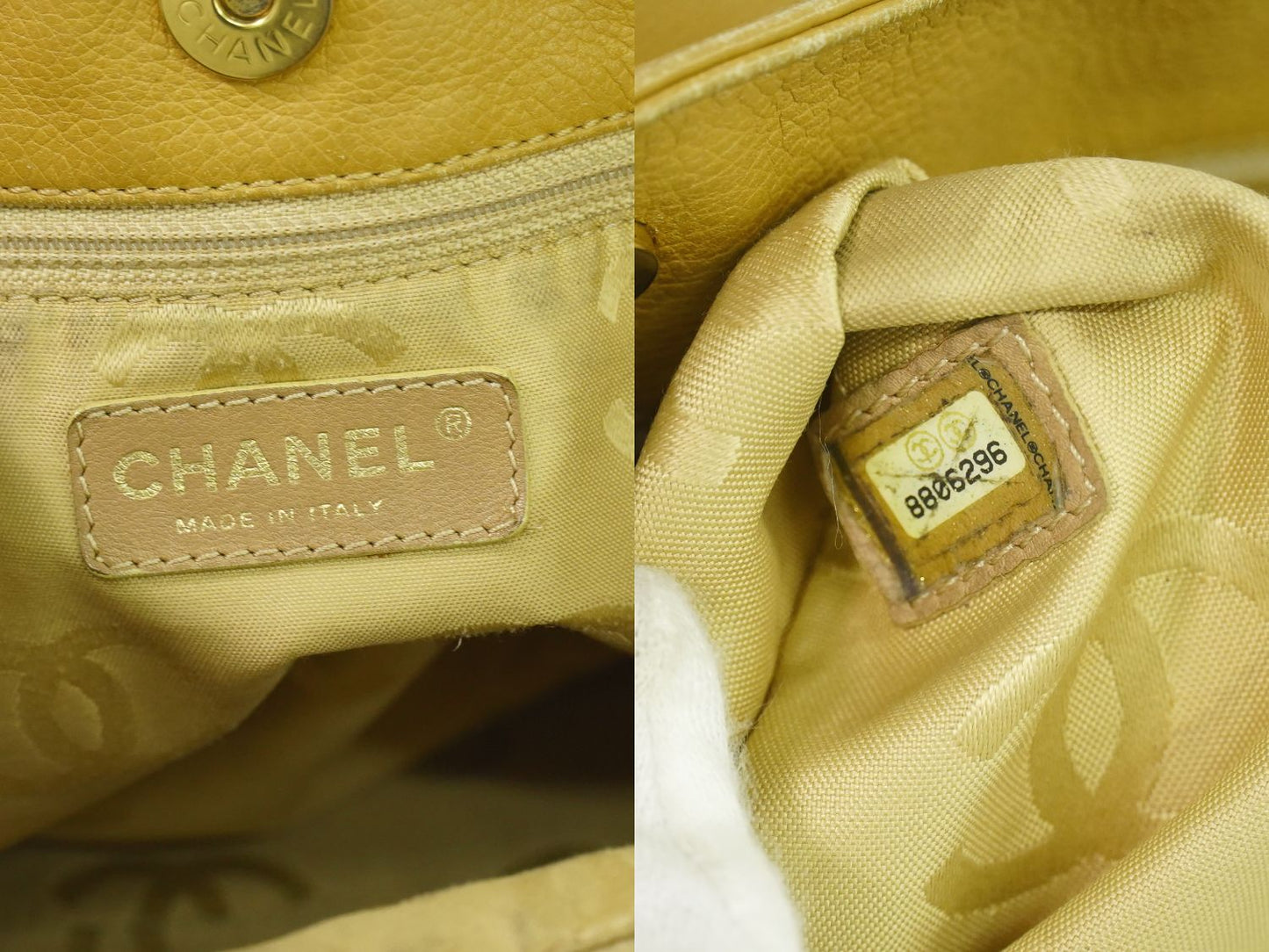 CHANEL ココマーク ショルダーバッグ イエロー
