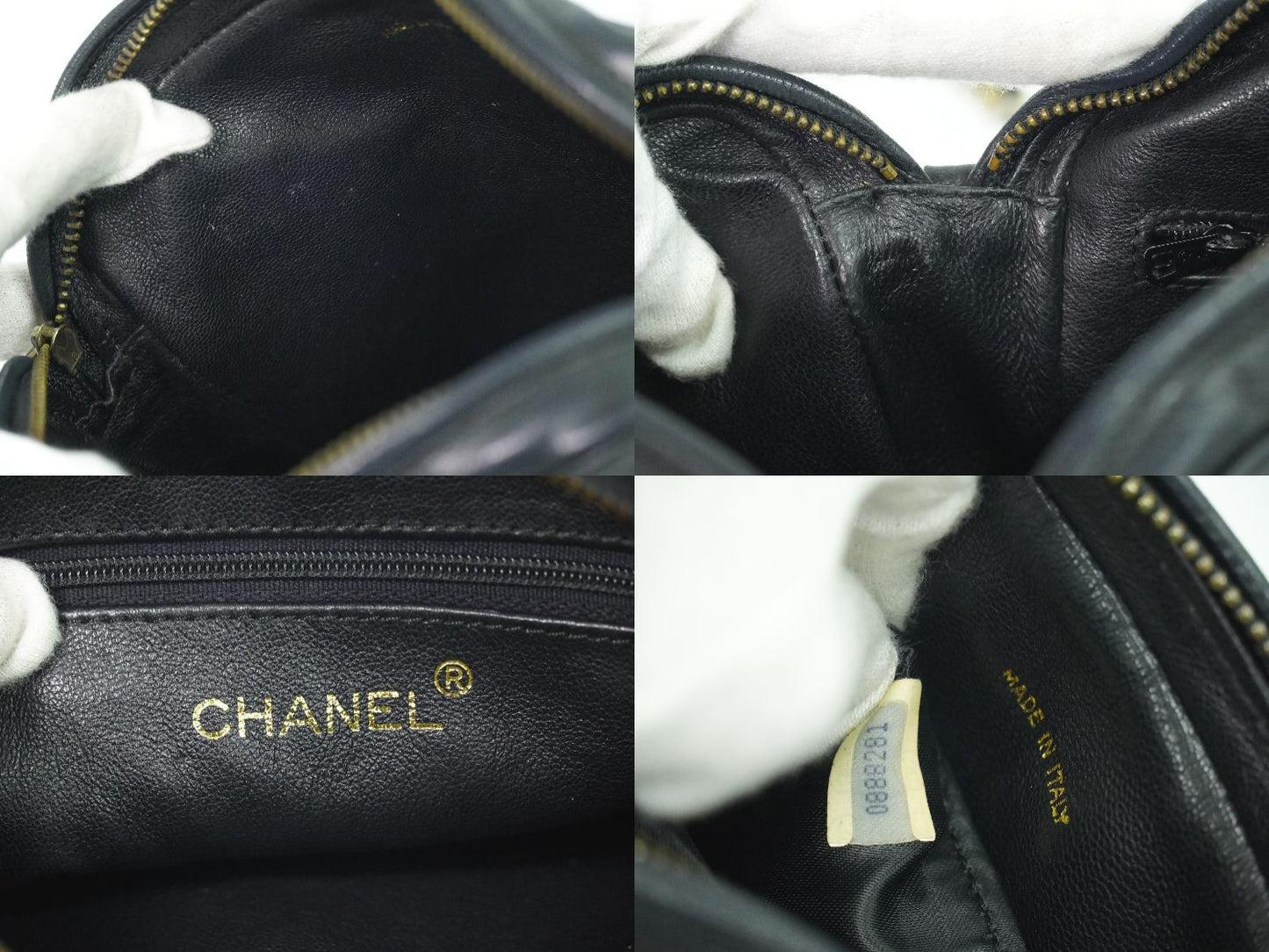 CHANEL ココマーク マトラッセ ショルダーバッグ ブラック