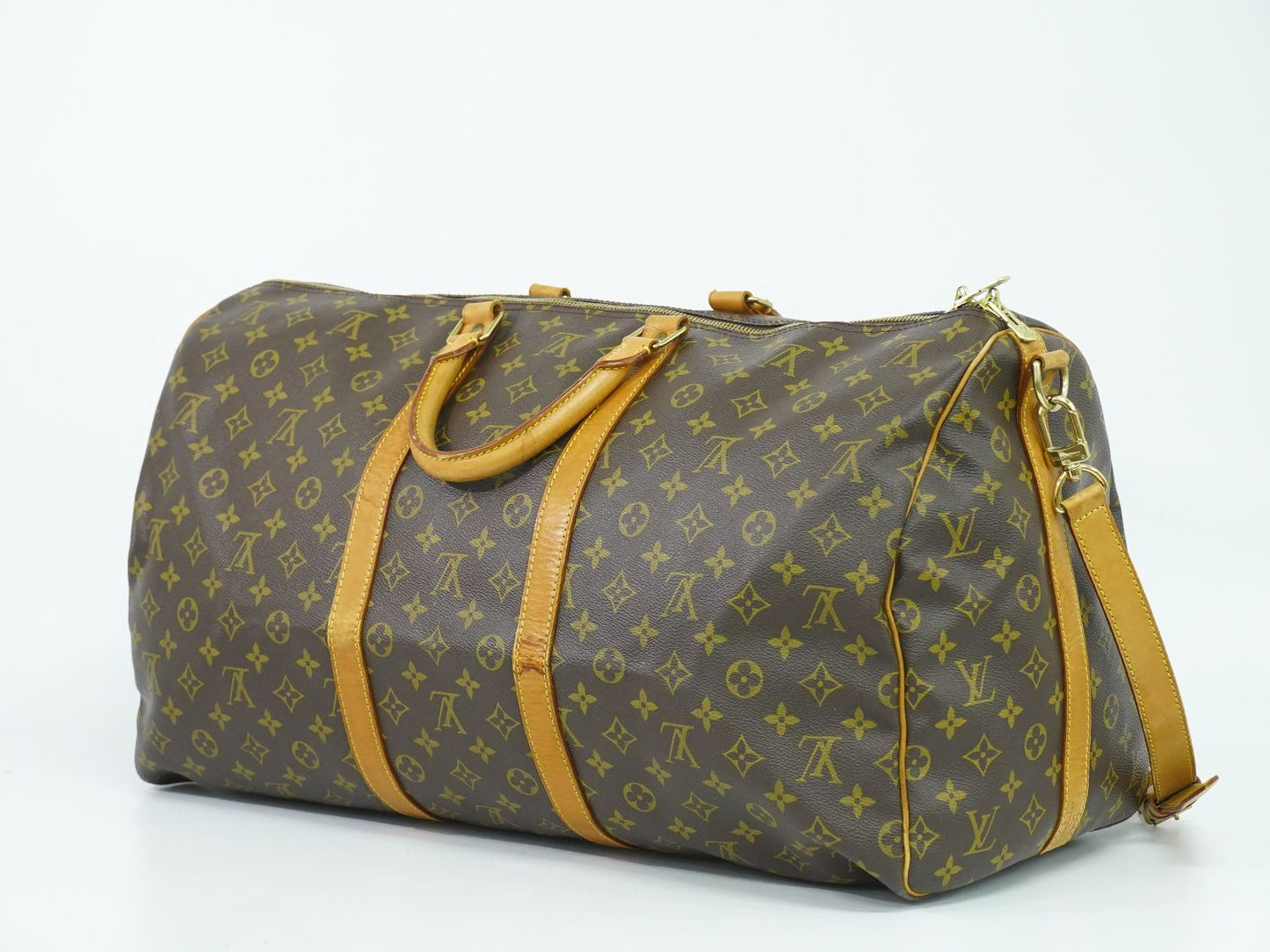 LOUIS VUITTON キーポルバンドリエール 55 モノグラム 2WAY ボストンバッグ M41414