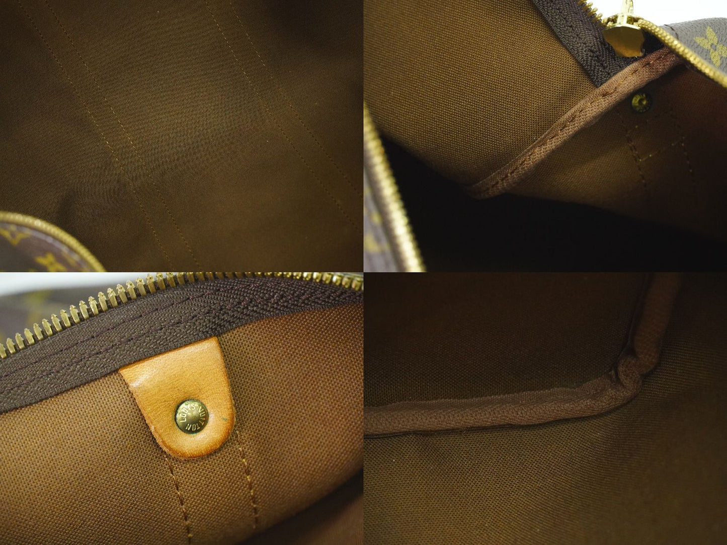 LOUIS VUITTON キーポルバンドリエール 55 モノグラム 2WAY ボストンバッグ M41414