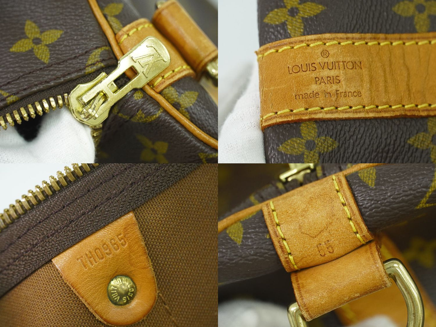 LOUIS VUITTON キーポルバンドリエール 55 モノグラム 2WAY ボストンバッグ M41414
