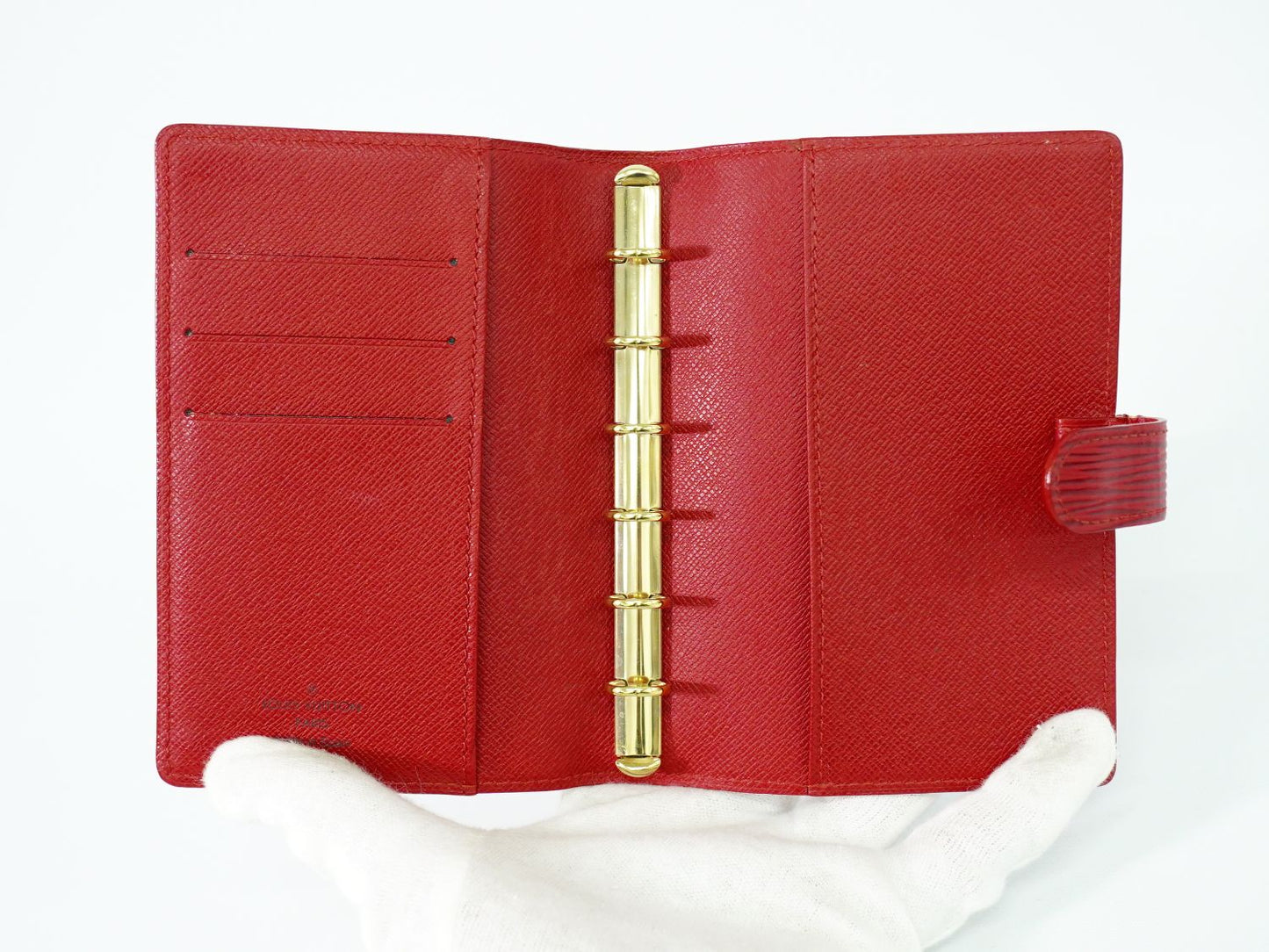 LOUIS VUITTON アジェンダ PM エピ レザー 手帳カバー カスティリアンレッド R20057