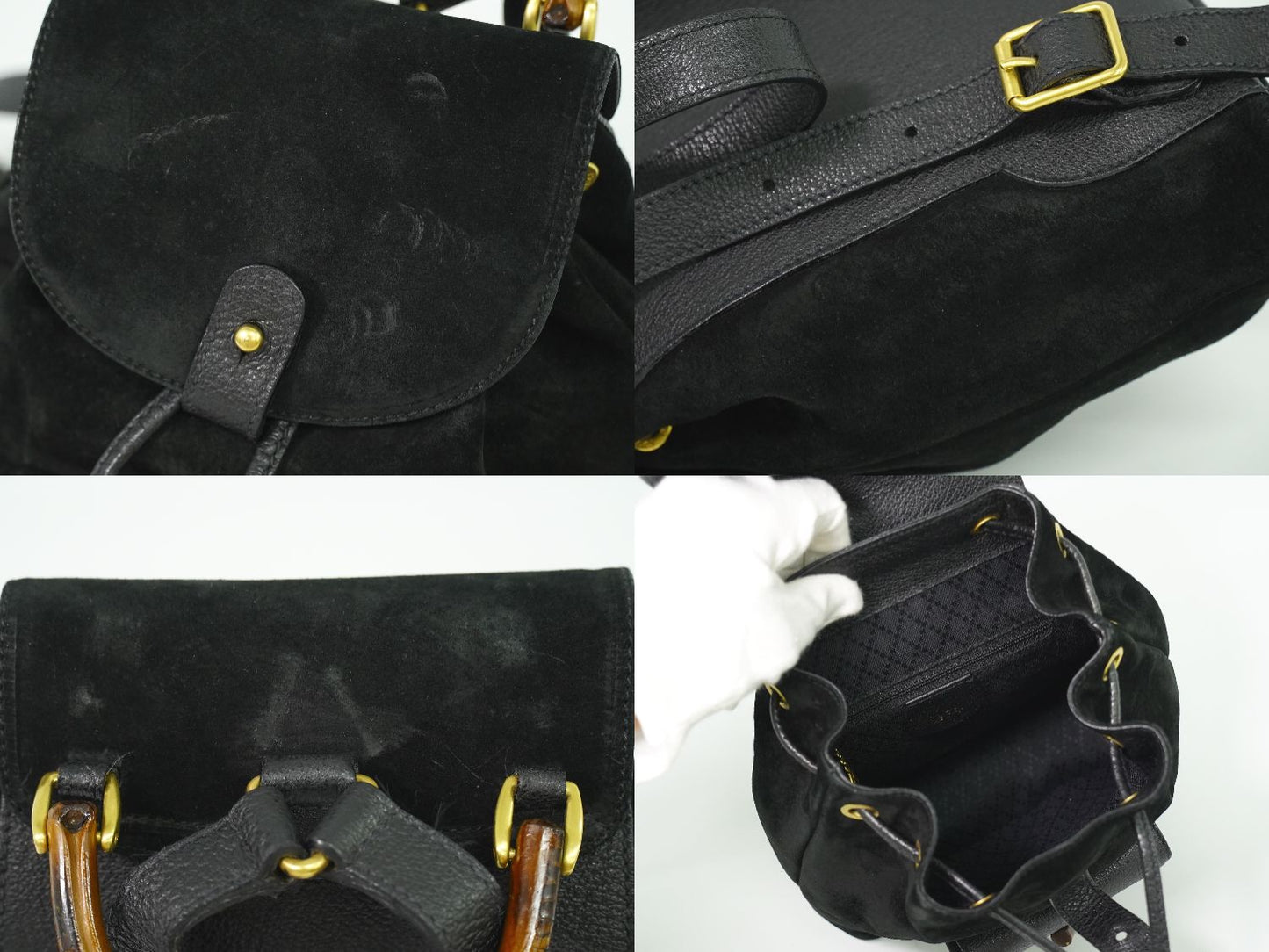 GUCCI バンブー リュックサック ブラック