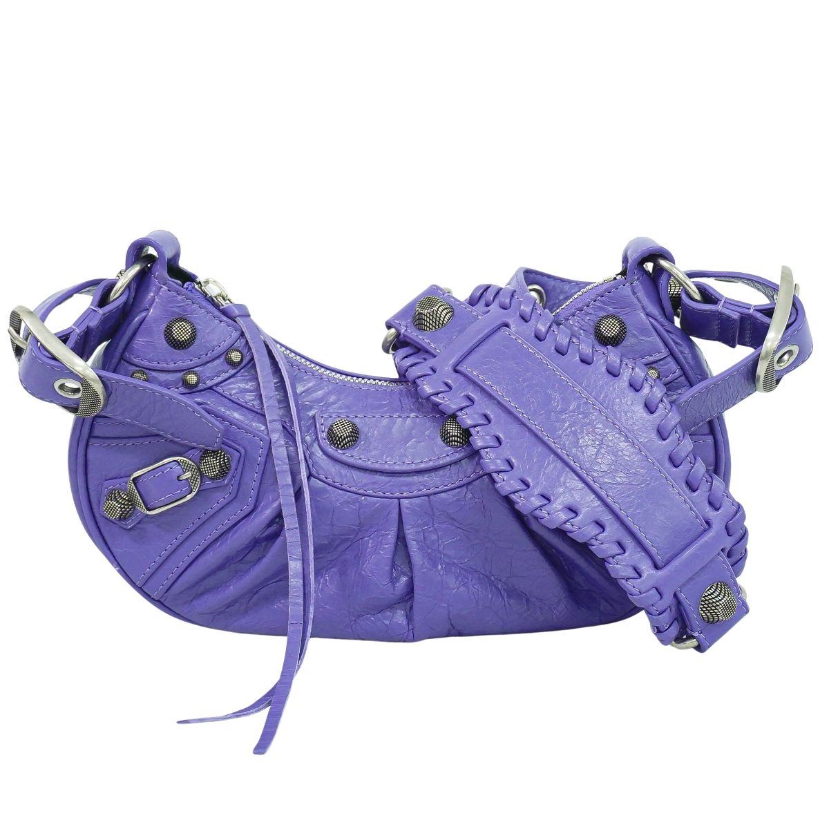 BALENCIAGA ル カゴール ショルダーバッグ パープル 671309