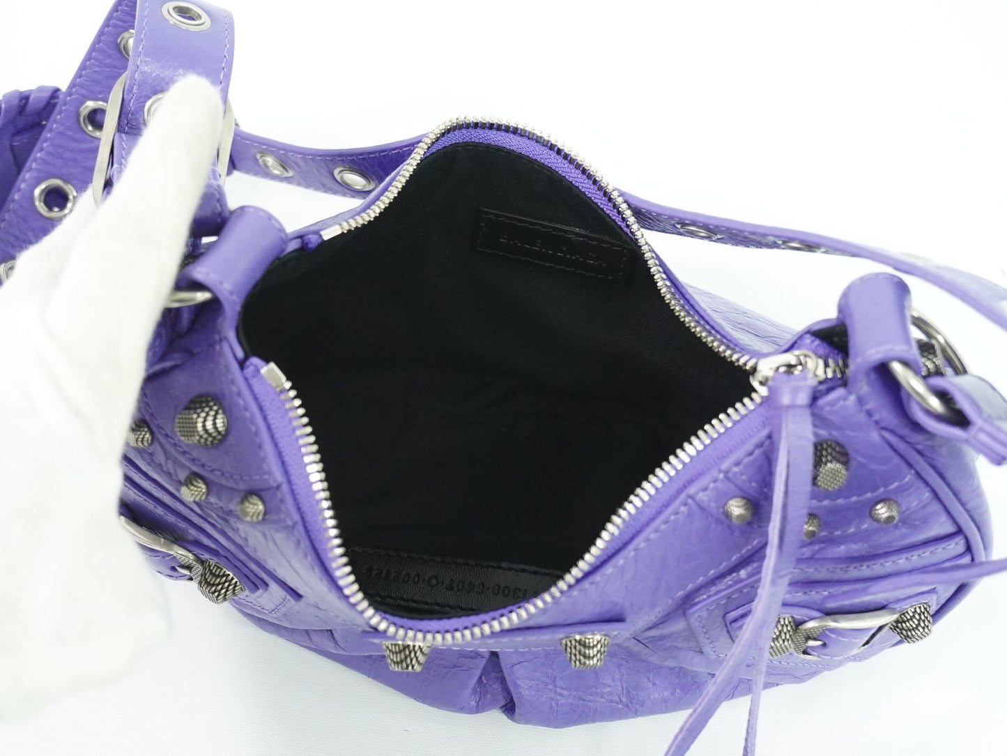 BALENCIAGA ル カゴール ショルダーバッグ パープル 671309