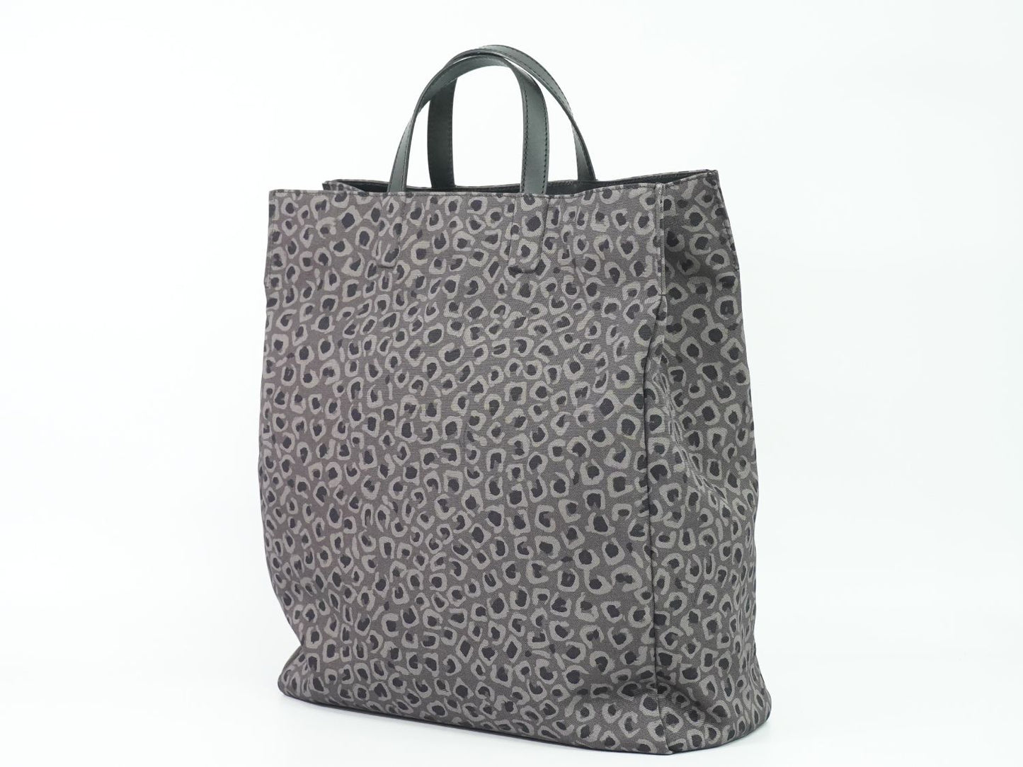 GUCCI レオパード トートバッグ グレー 341739