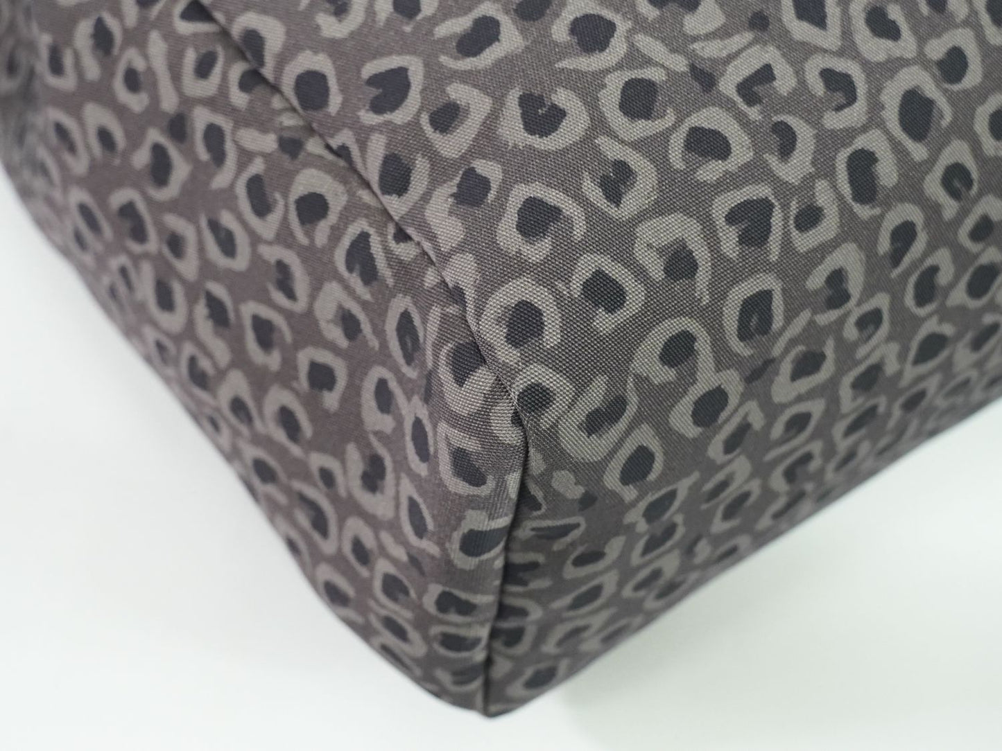 GUCCI レオパード トートバッグ グレー 341739