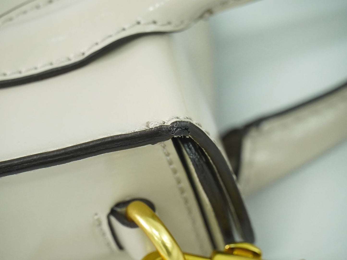 GIANNI CHIARINI 2WAY ショルダーバッグ ベージュ