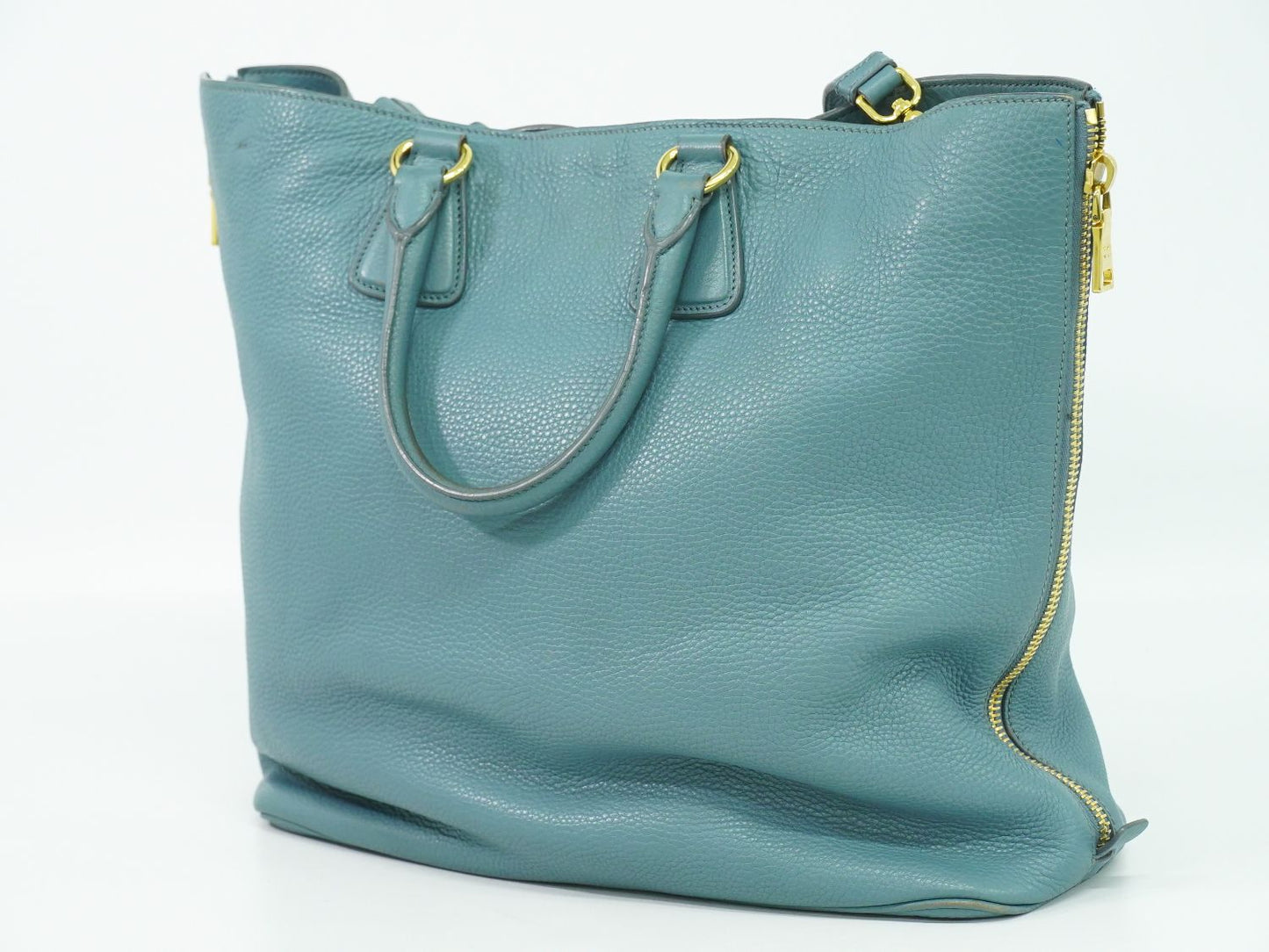 PRADA 2WAY ショルダーバッグ ライトブルー