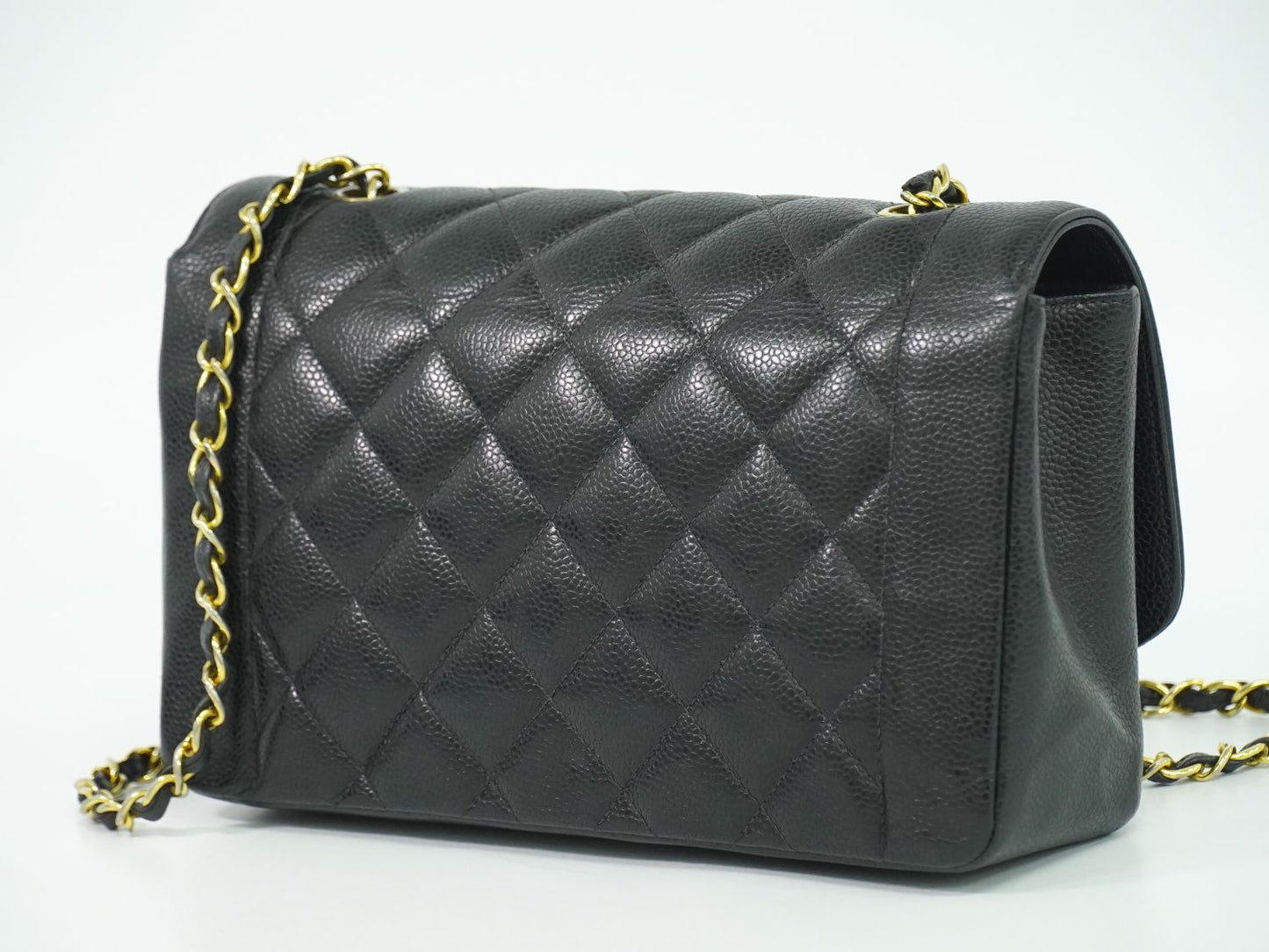 CHANEL ダイアナ ココマーク ショルダーバッグ ブラック