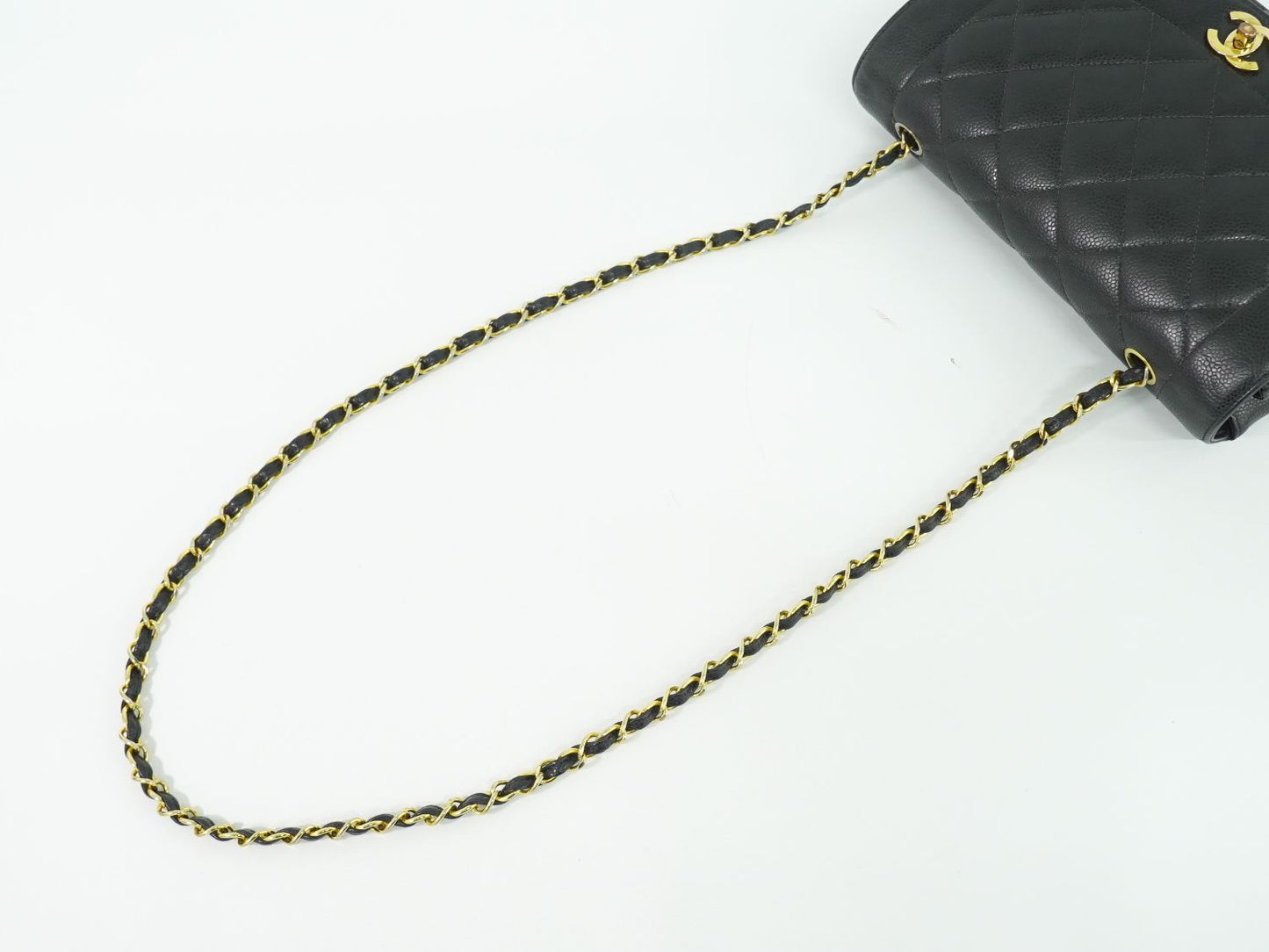 CHANEL ダイアナ ココマーク ショルダーバッグ ブラック
