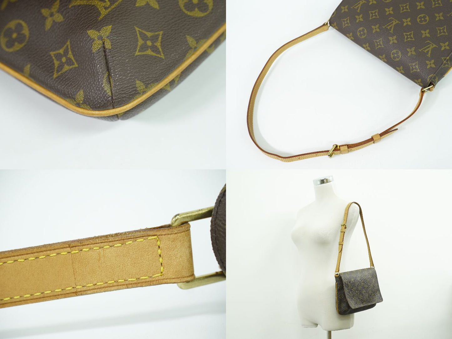 LOUIS VUITTON ミュゼットタンゴ ショート モノグラム ショルダーバッグ M51257