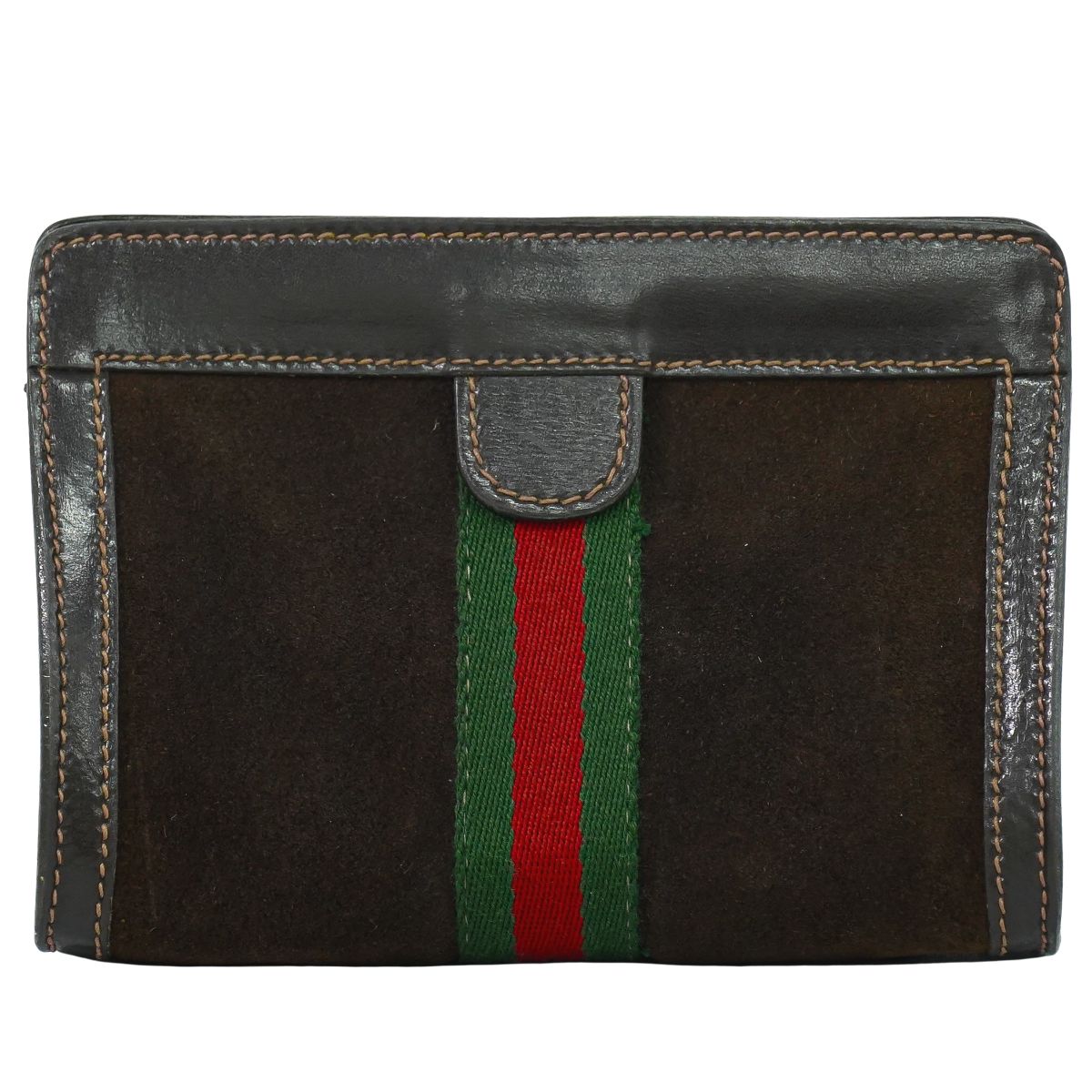 GUCCI PARFUMS シェリーライン ポーチ ブラウン