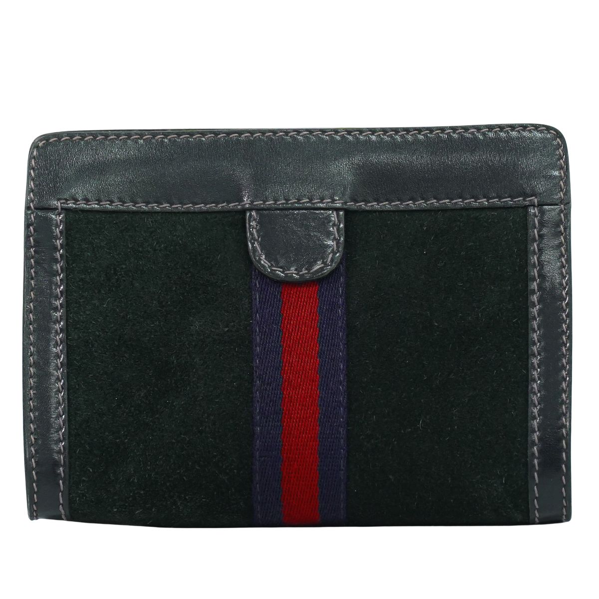 GUCCI PARFUMS シェリーライン クラッチバッグ ブラック ネイビー