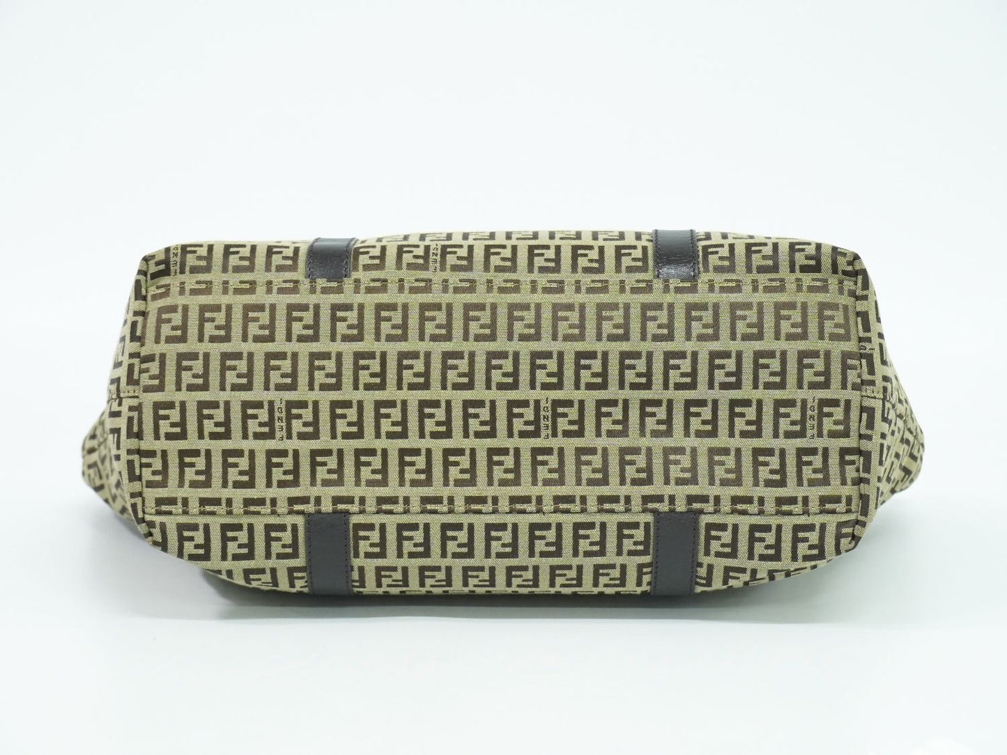 FENDI ズッキーノ トートバッグ ベージュ ブラウン 8BH215