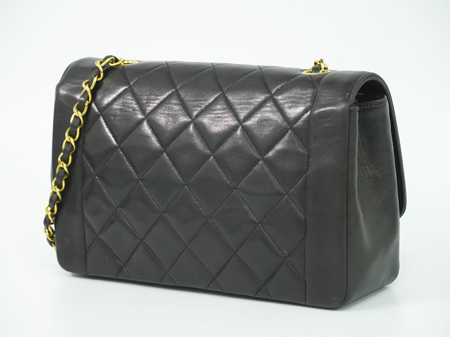CHANEL ダイアナ ココマーク ショルダーバッグ ブラック