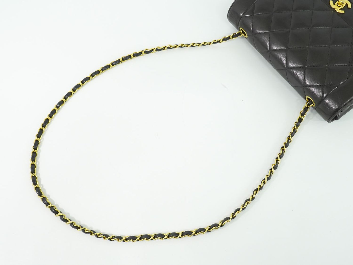 CHANEL ダイアナ ココマーク ショルダーバッグ ブラック