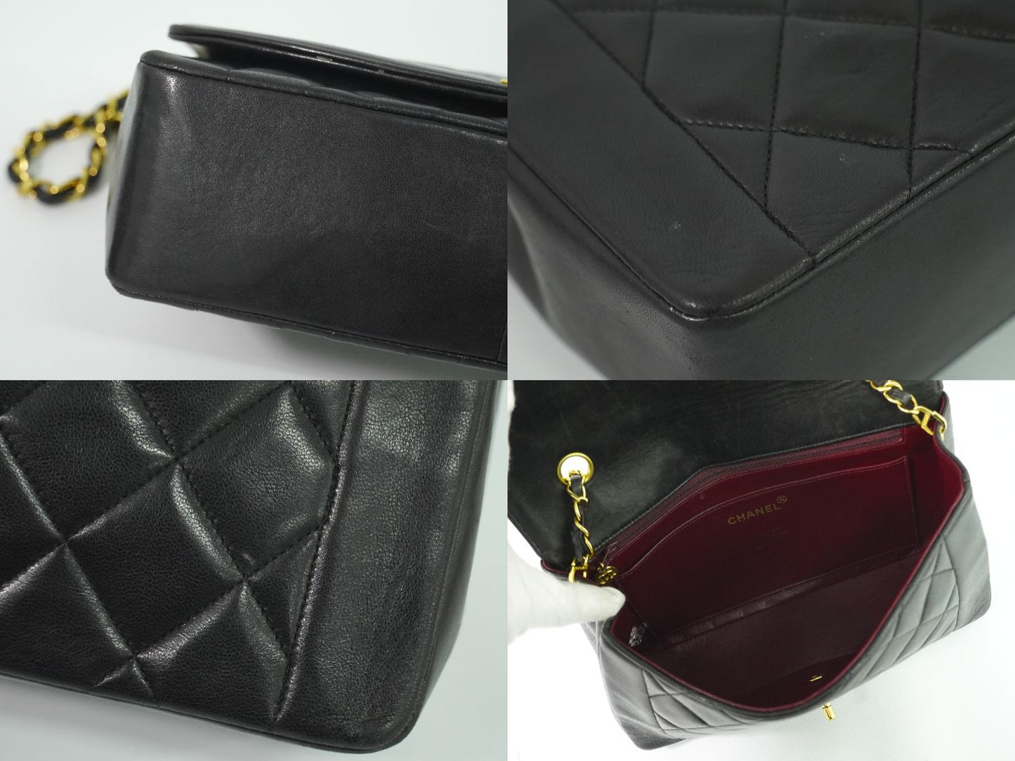CHANEL ダイアナ ココマーク ショルダーバッグ ブラック