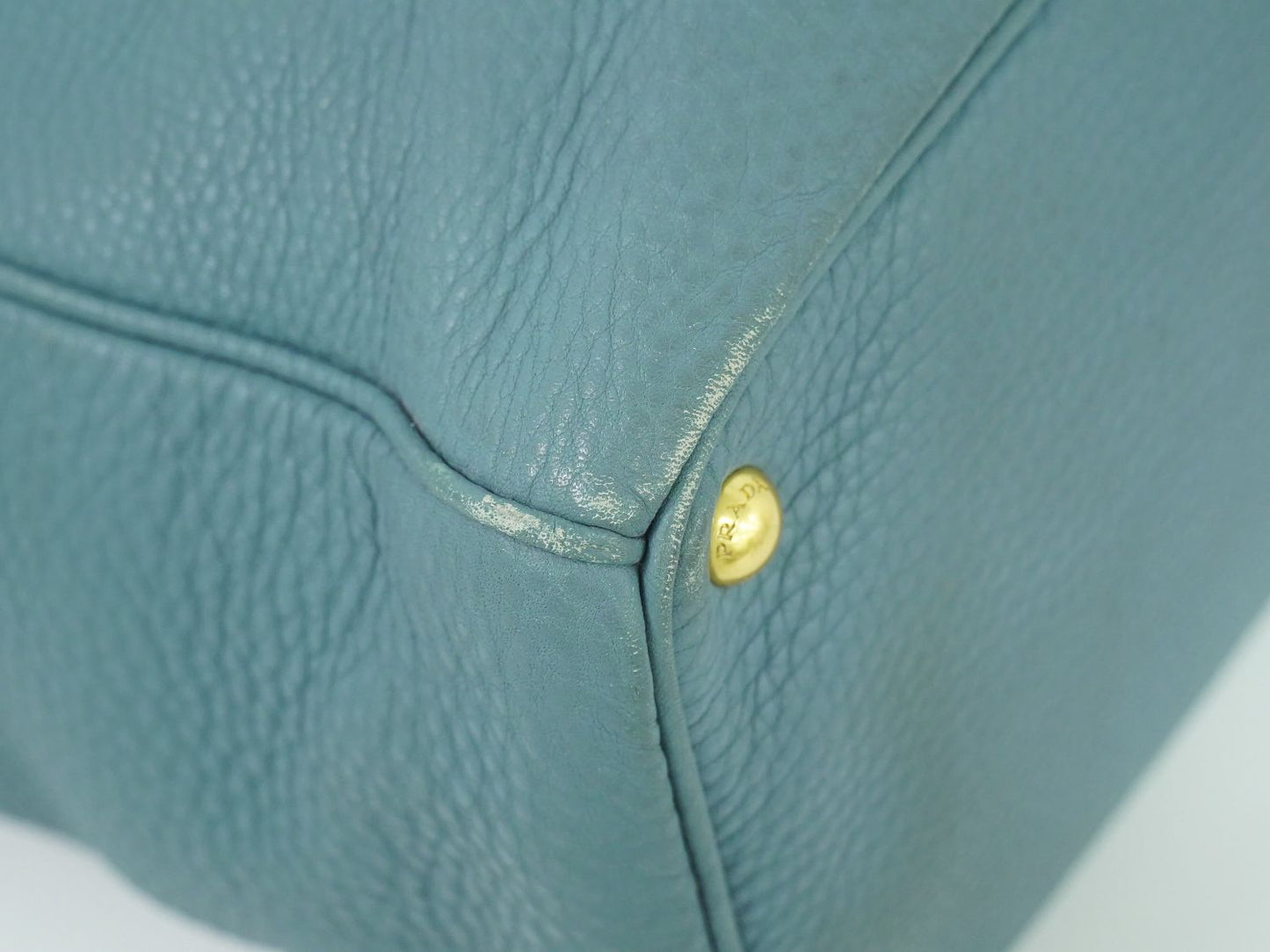 PRADA 2WAY ショルダーバッグ ライトブルー