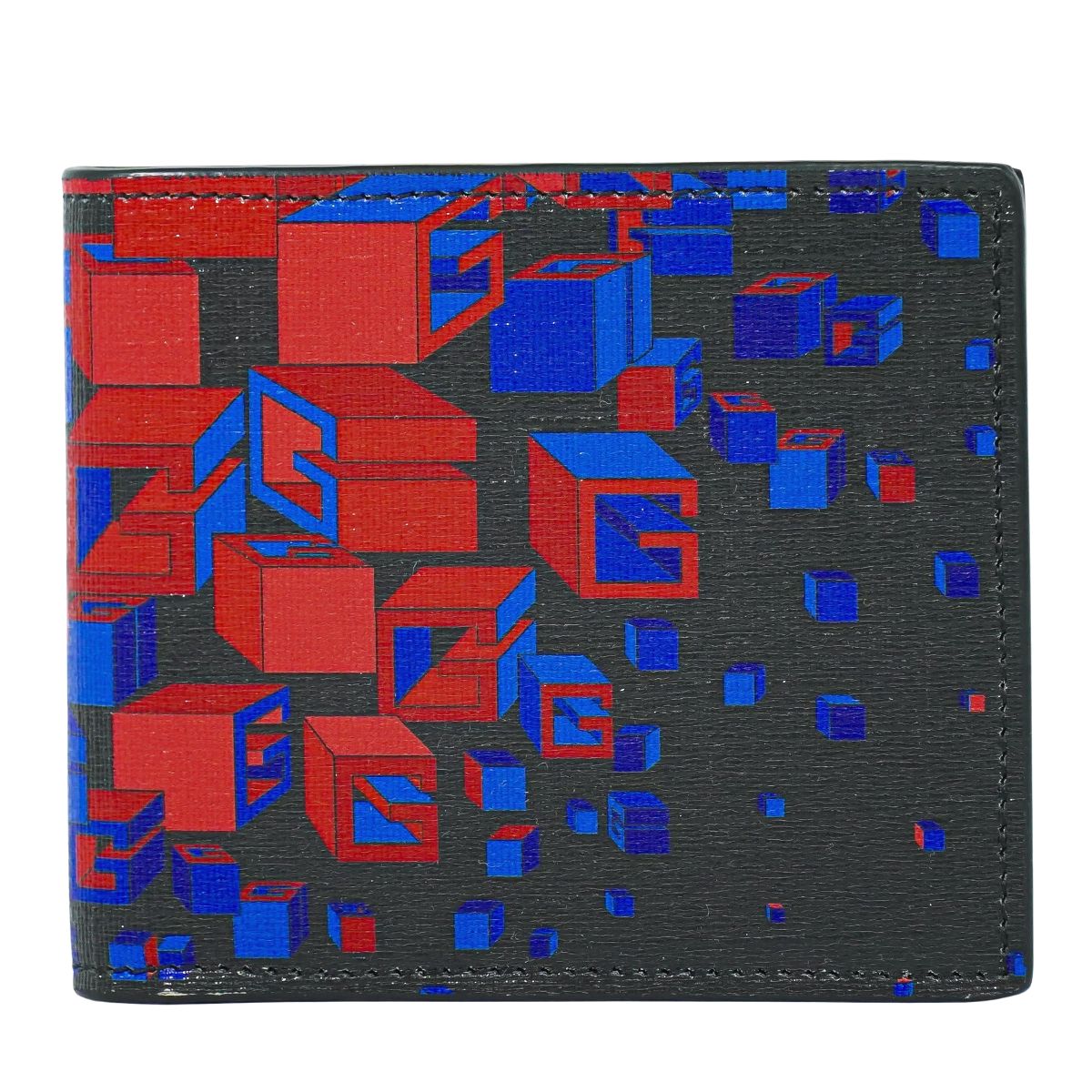 GUCCI スクエア G スペース 折財布 ブラック レッド ブルー 628462