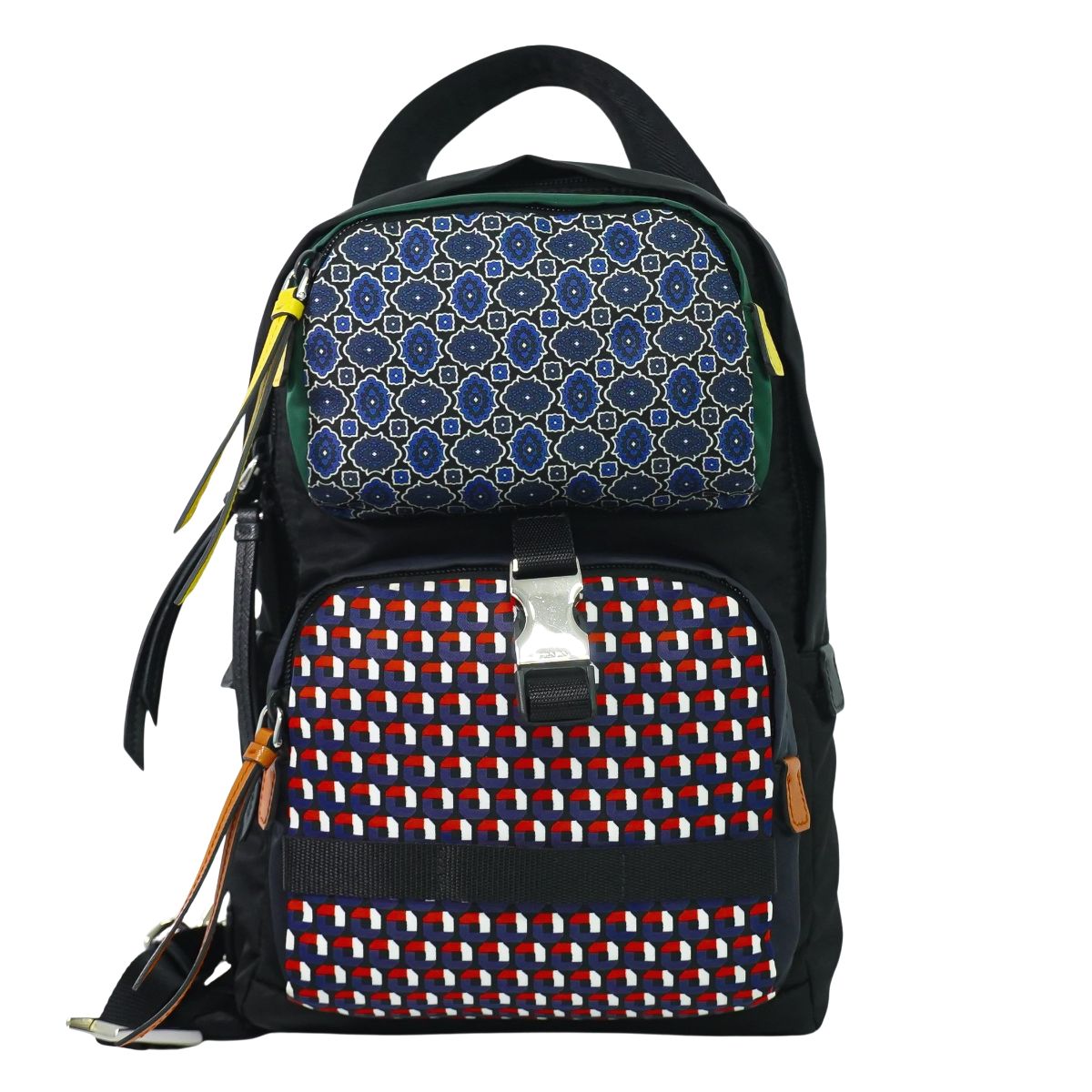 PRADA テスート ボディバッグ ブラック ブルー レッド 2VZ013