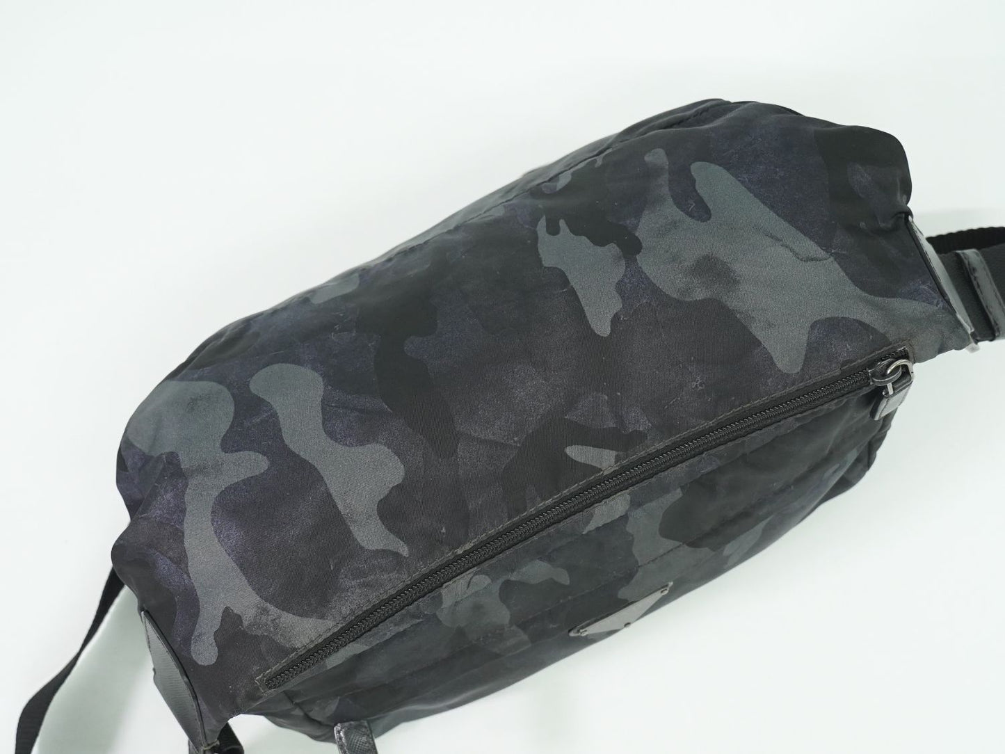 PRADA カモフラージュ メッセンジャーバッグ ブラック グレー ネイビー