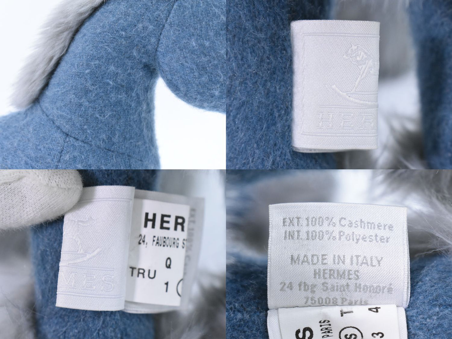 HERMES エルミー PPM 馬 ホース ぬいぐるみ ブルー