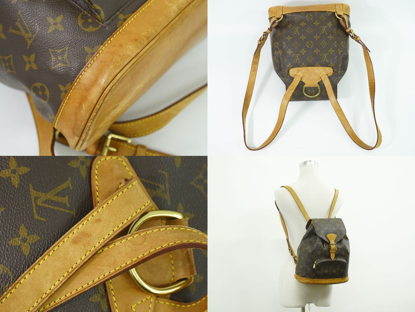 LOUIS VUITTON モンスリ MM リュックサック モノグラム M51136