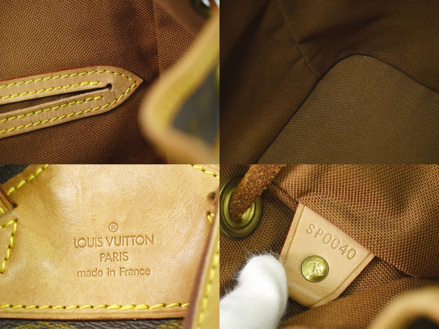 LOUIS VUITTON モンスリ MM リュックサック モノグラム M51136
