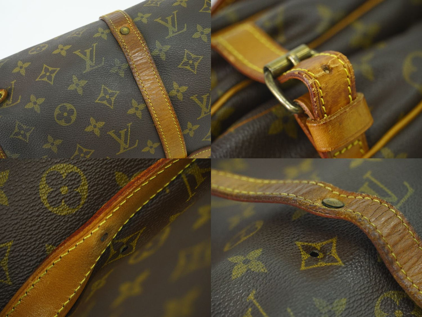 LOUIS VUITTON ソミュール 30 モノグラム ショルダーバッグ M42256