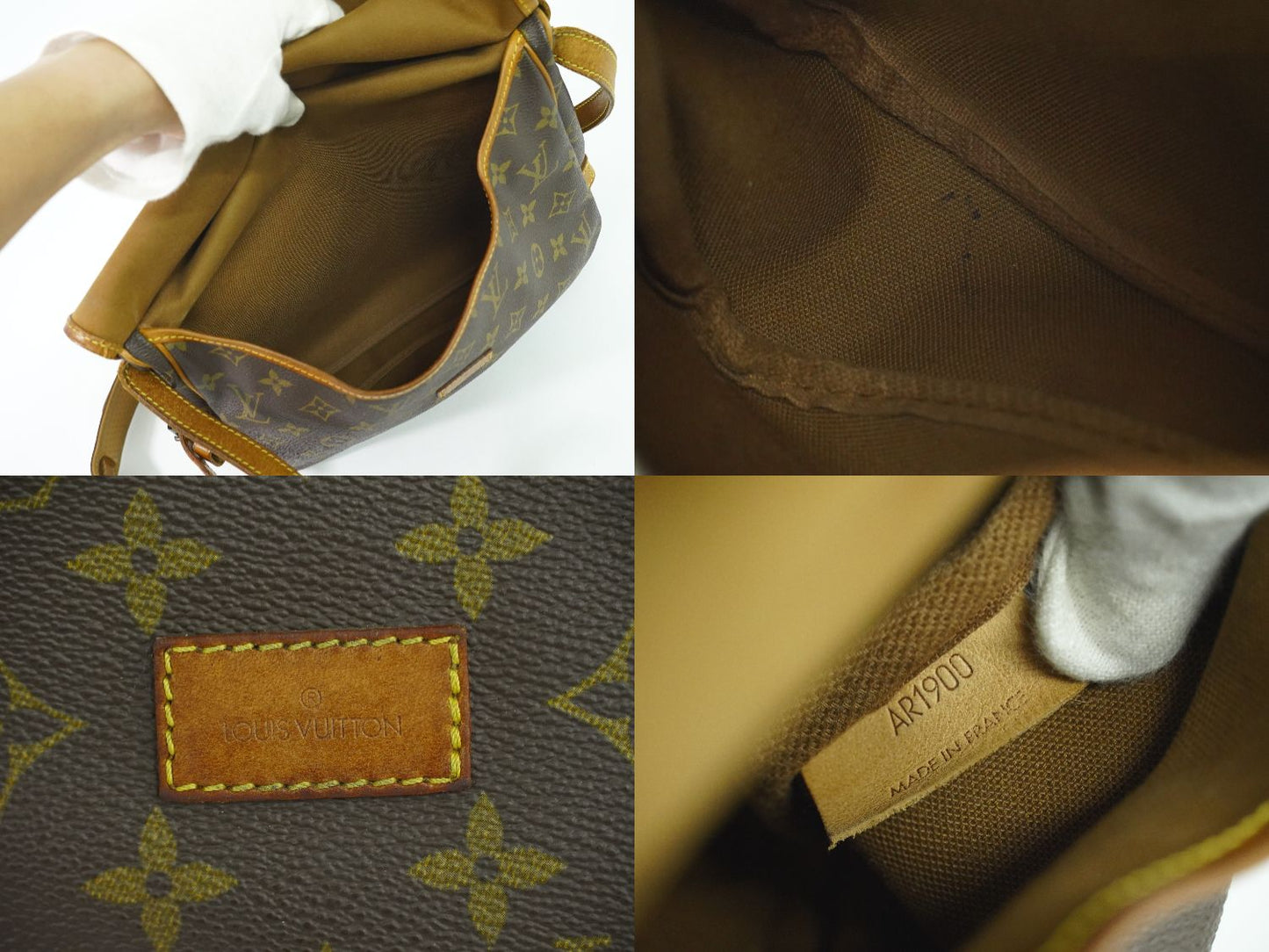 LOUIS VUITTON ソミュール 30 モノグラム ショルダーバッグ M42256