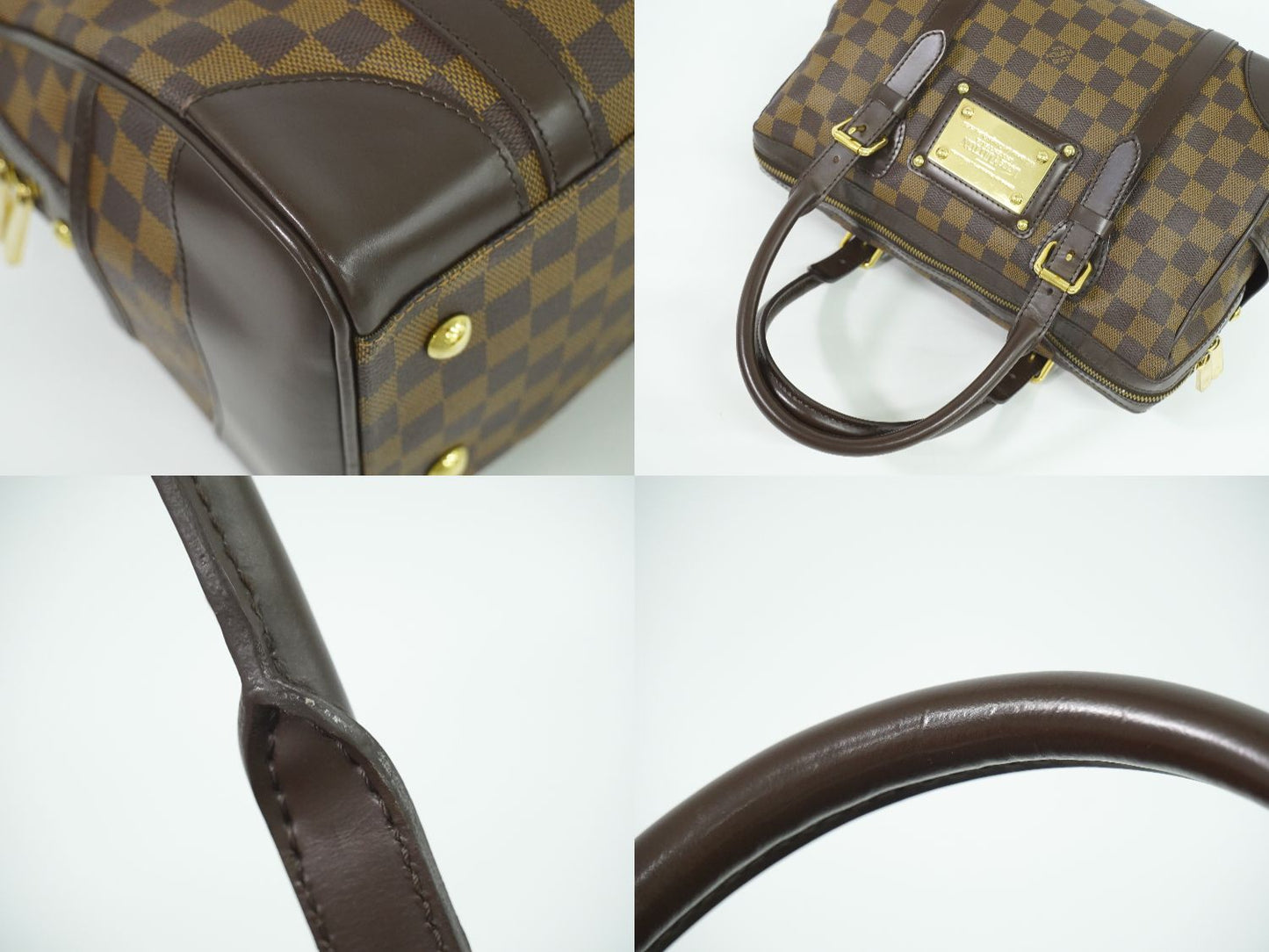 LOUIS VUITTON バークレー ダミエ エベヌ ハンドバッグ N52000