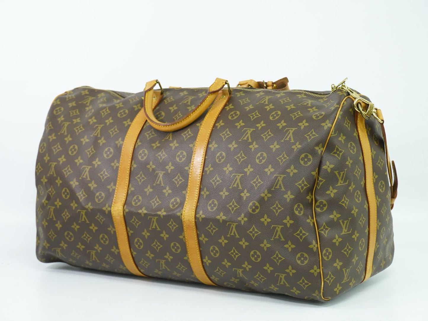 LOUIS VUITTON キーポルバンドリエール 60 モノグラム 2WAY ボストンバッグ M41412