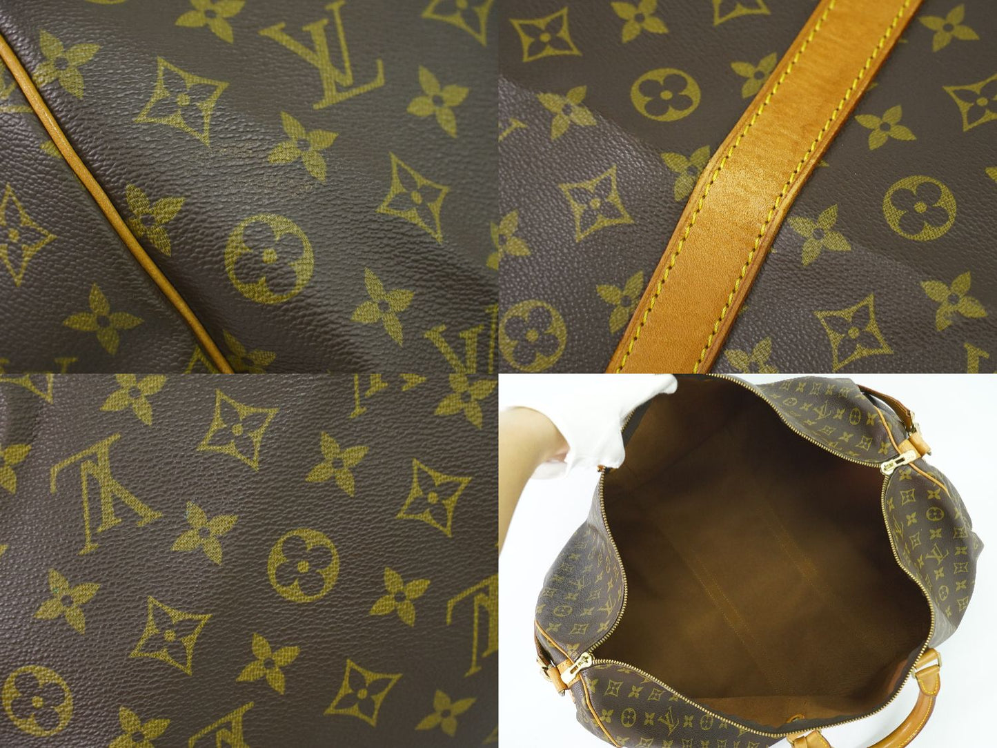 LOUIS VUITTON キーポルバンドリエール 60 モノグラム 2WAY ボストンバッグ M41412