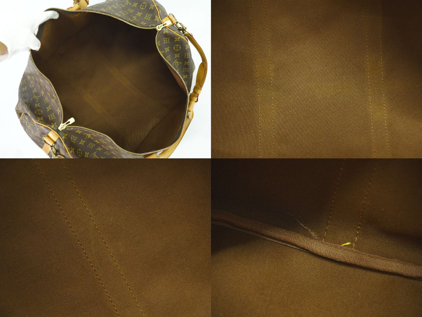 LOUIS VUITTON キーポルバンドリエール 60 モノグラム 2WAY ボストンバッグ M41412