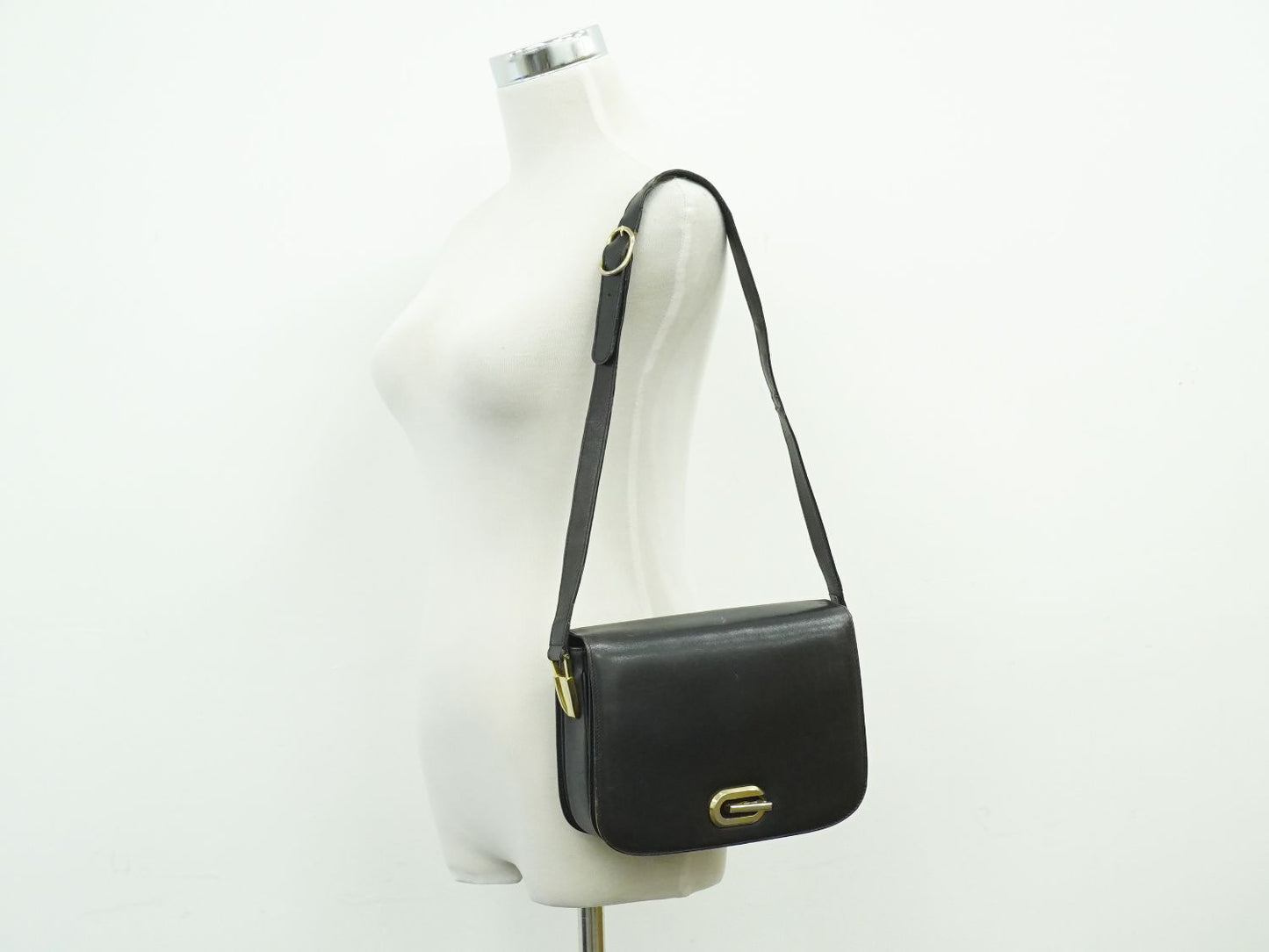 GUCCI オールドグッチ ショルダーバッグ ブラック