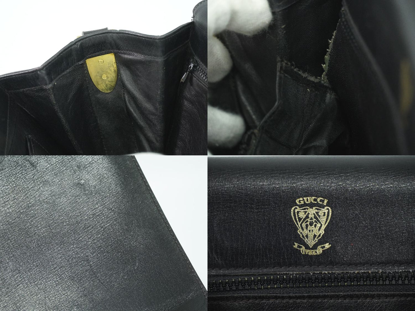 GUCCI オールドグッチ ショルダーバッグ ブラック