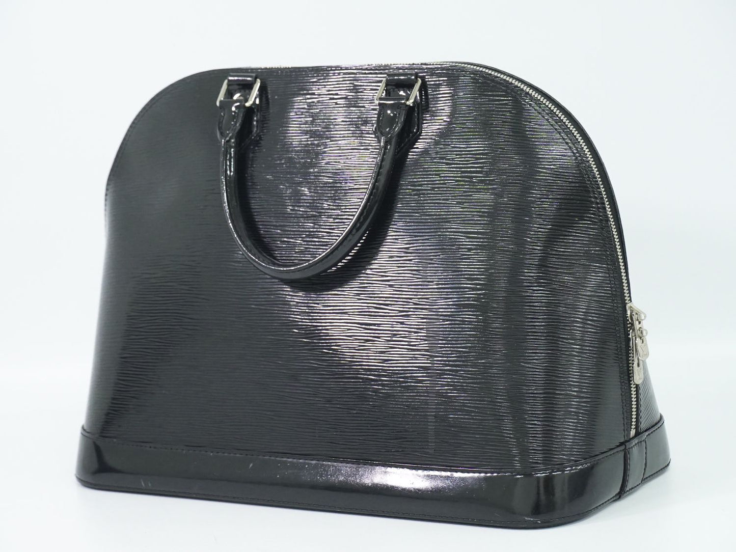 LOUIS VUITTON アルマ GM エピエレクトリック レザー ハンドバッグ ノワール M5289N