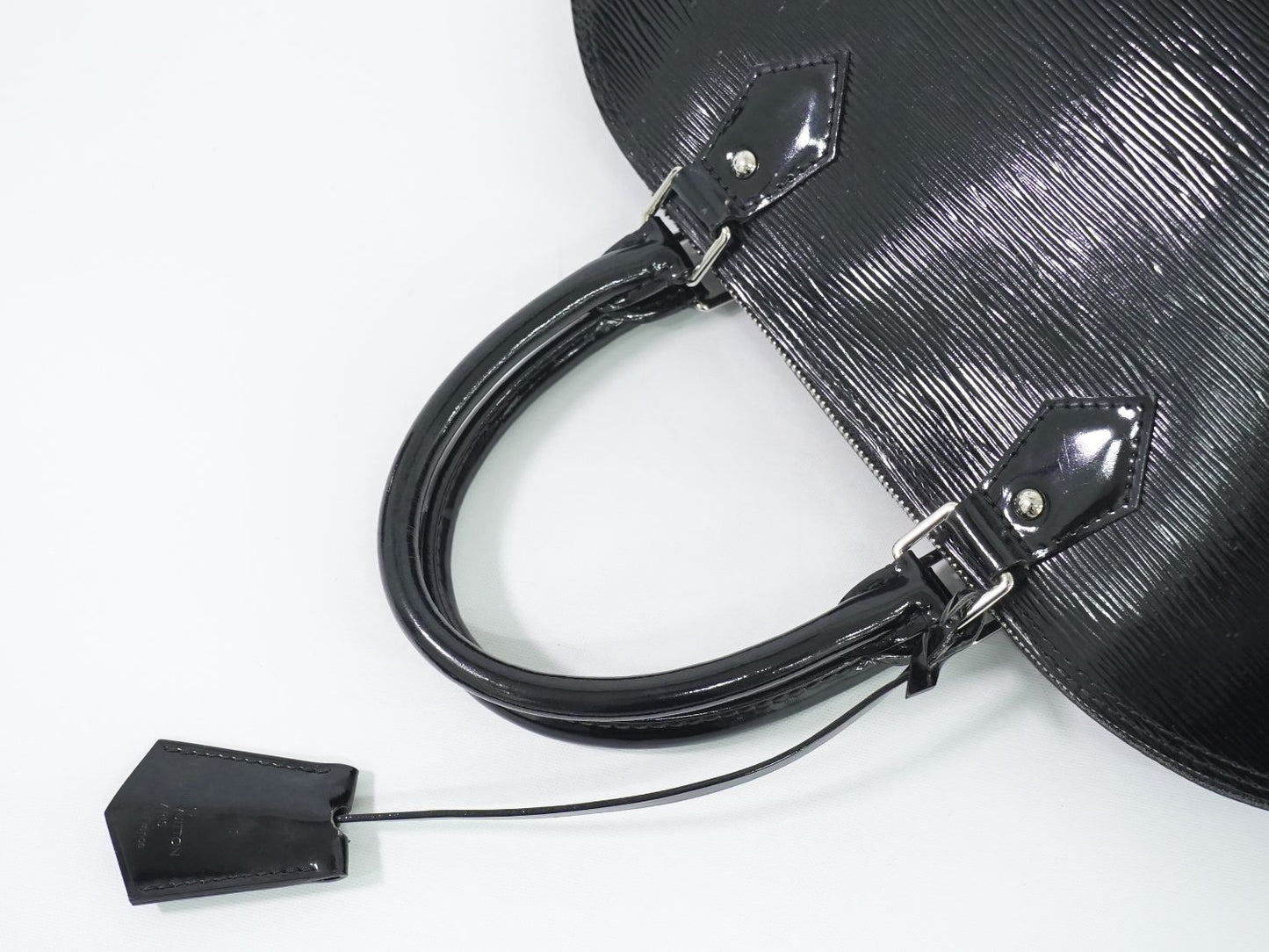 LOUIS VUITTON アルマ GM エピエレクトリック レザー ハンドバッグ ノワール M5289N