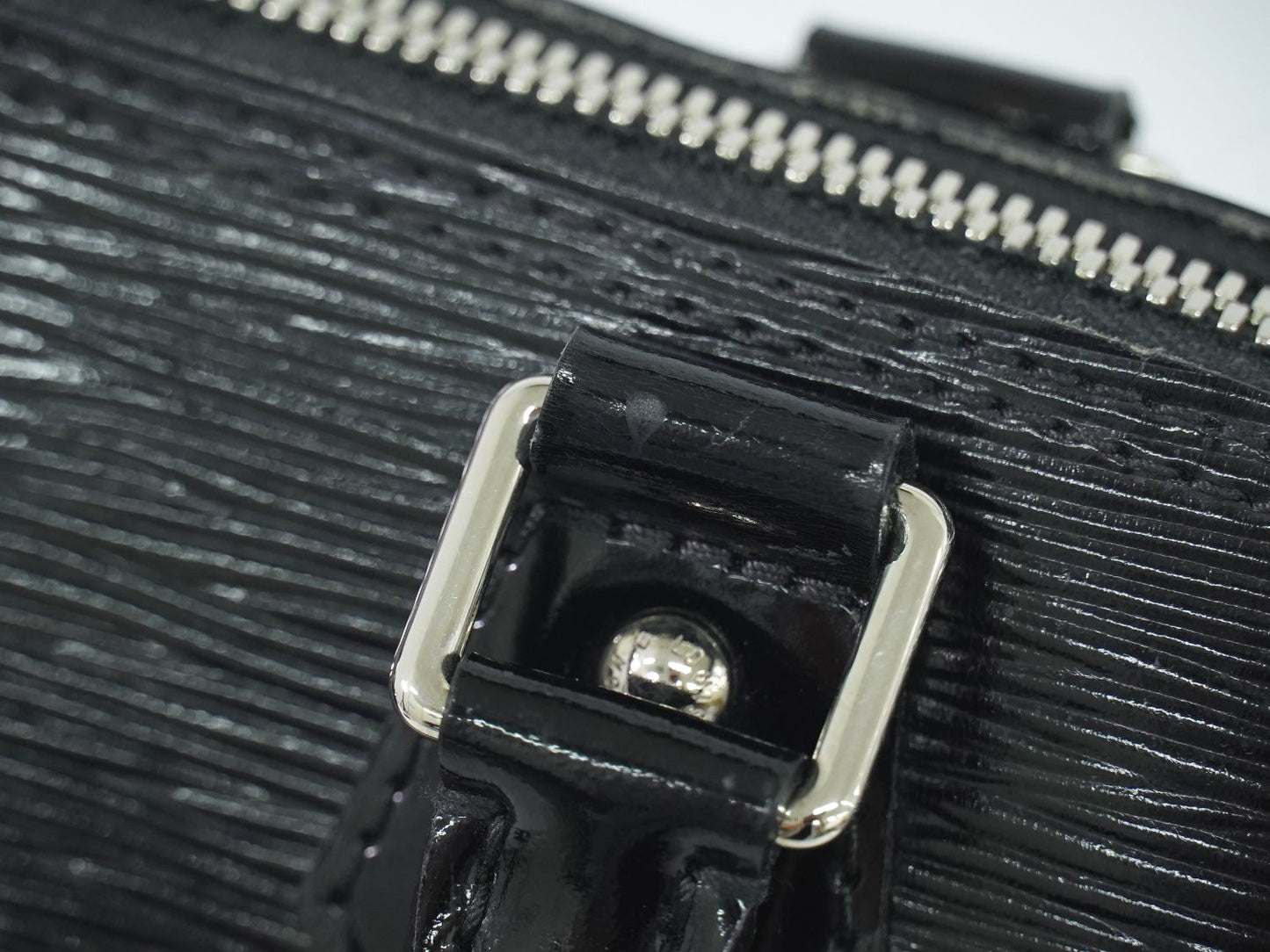 LOUIS VUITTON アルマ GM エピエレクトリック レザー ハンドバッグ ノワール M5289N